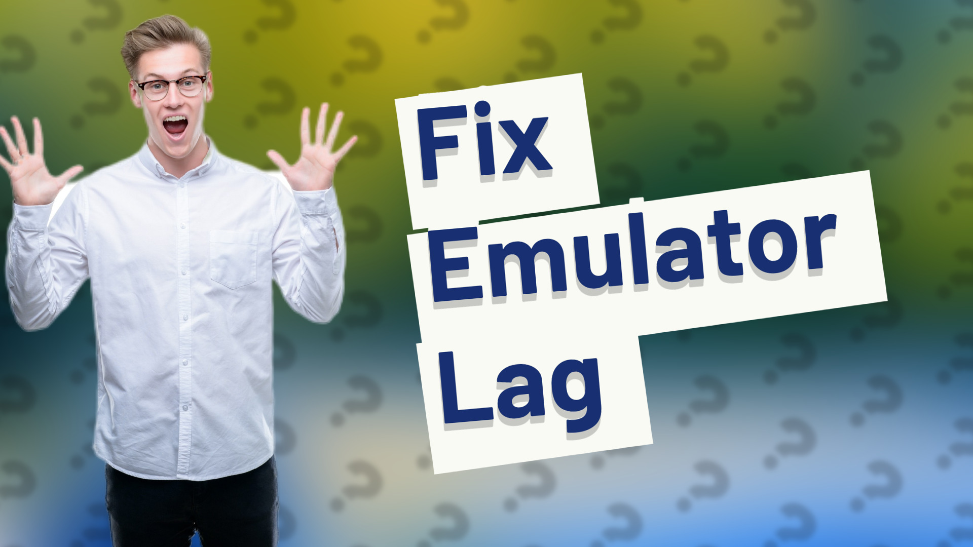 Fix Emulator Lag