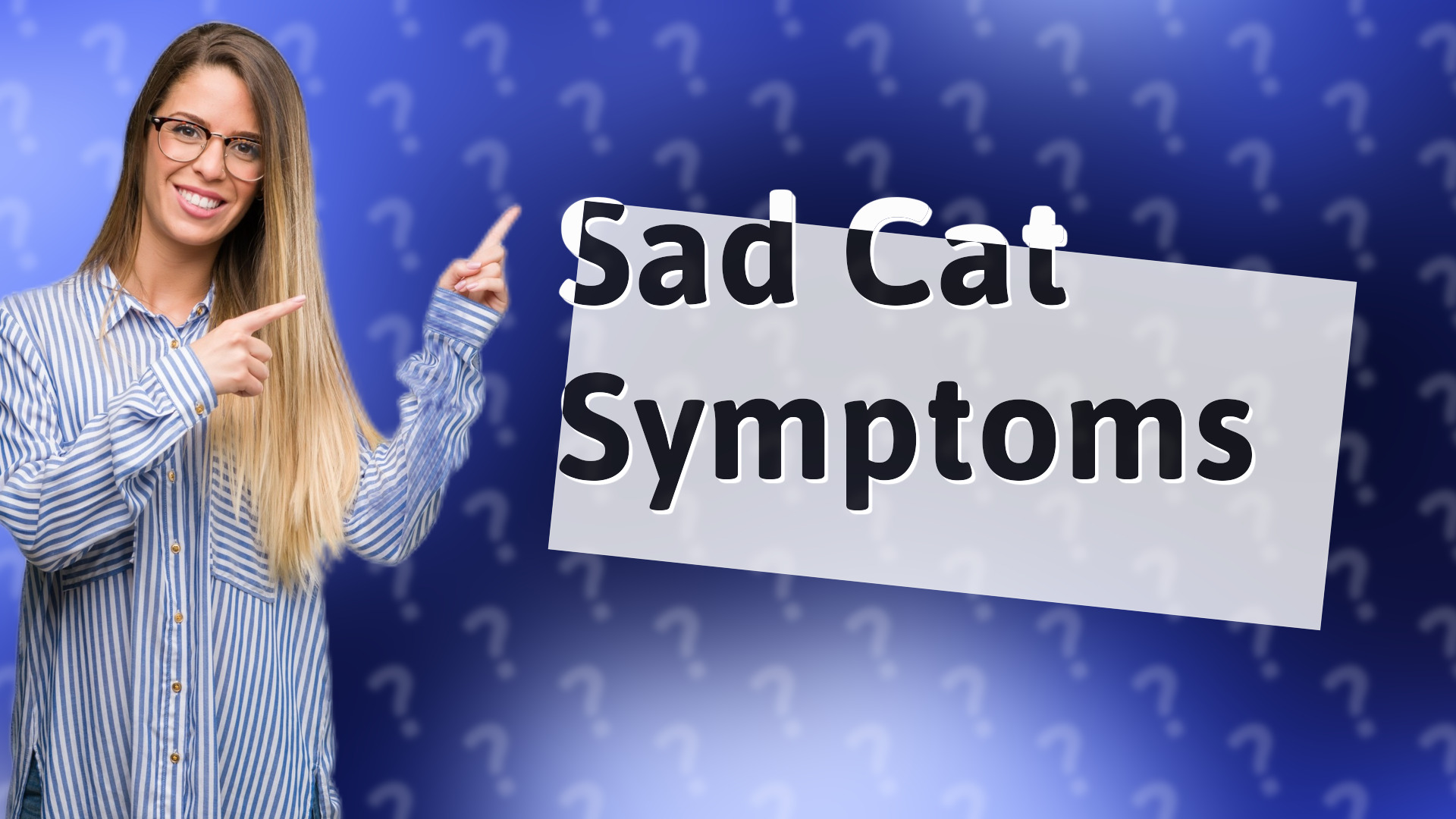 Sad Cat Symptoms