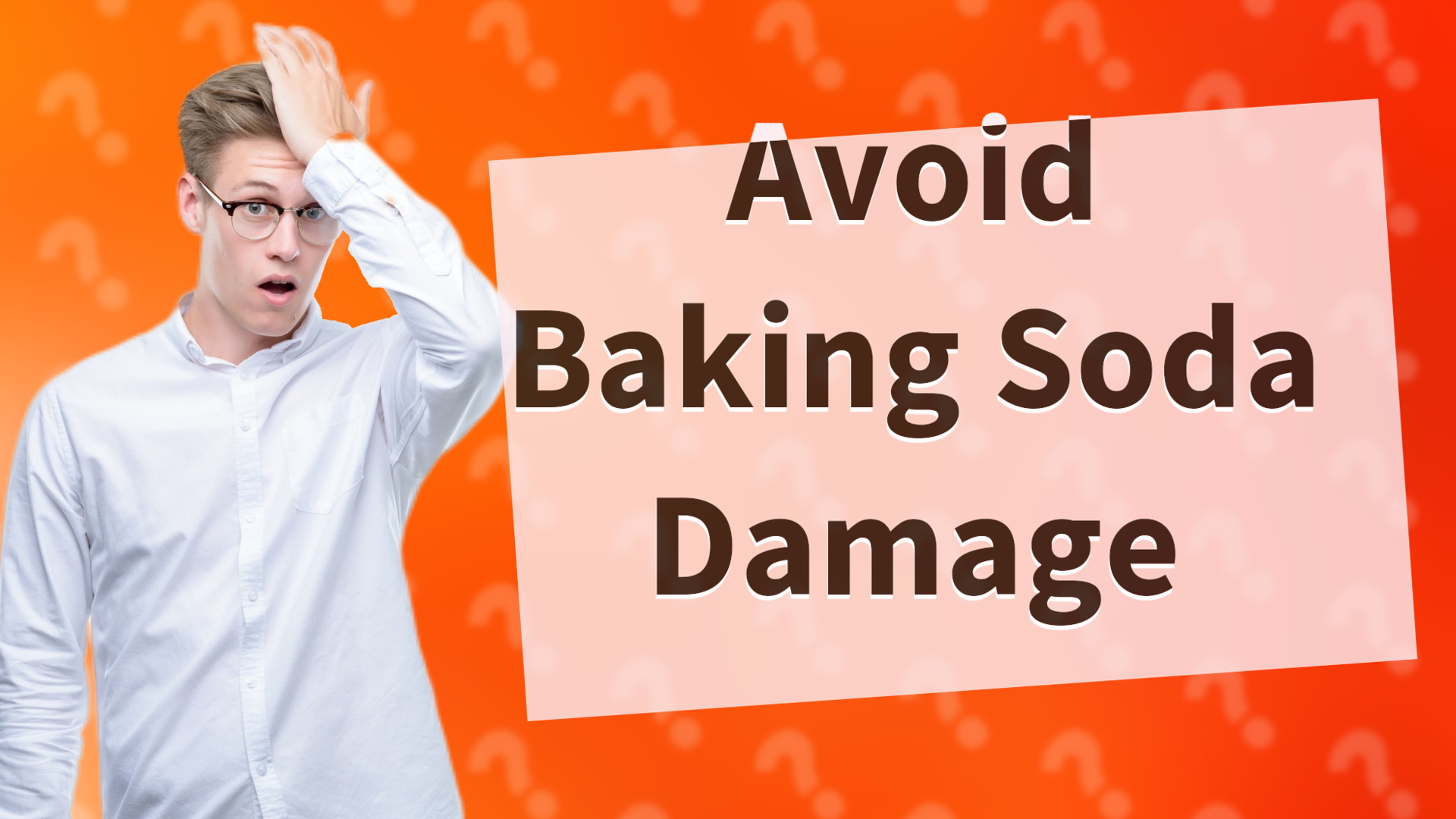 Avoid Baking Soda Damage