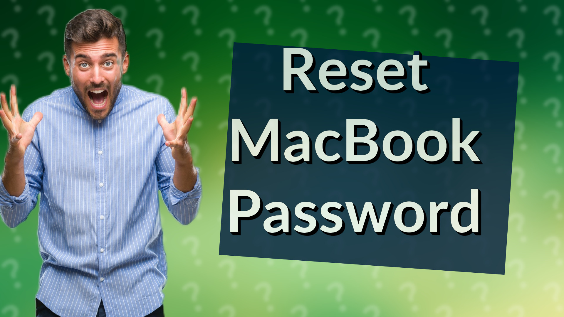 Reset MacBook Password