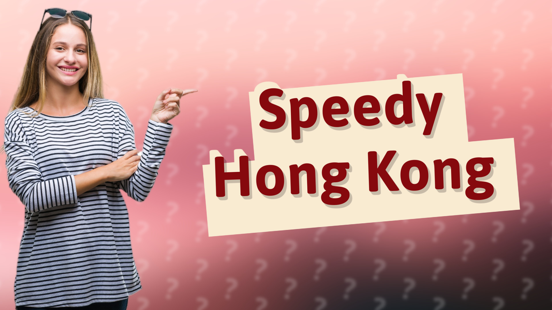 Speedy Hong Kong