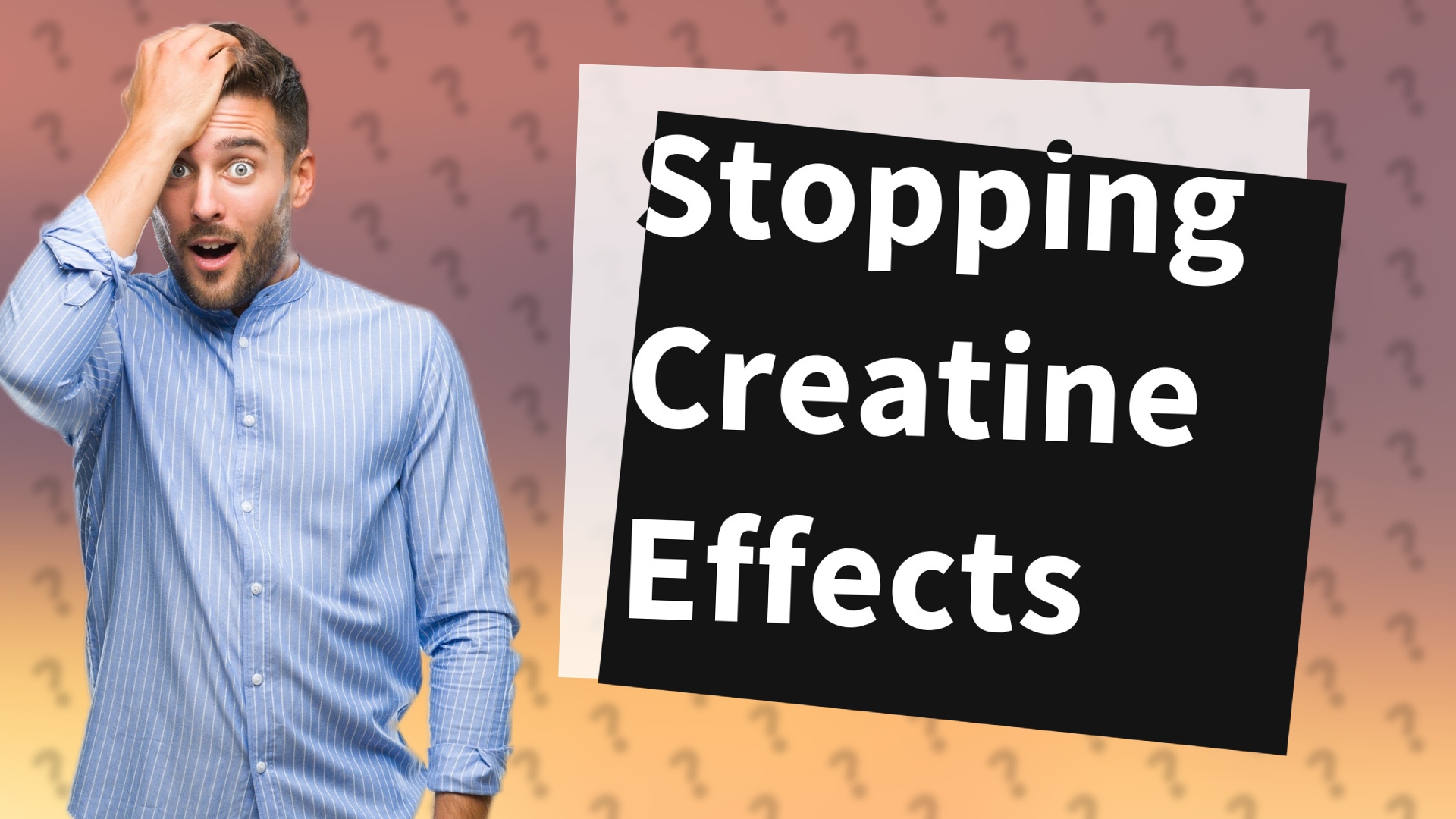 Stopping Creatine Effects
