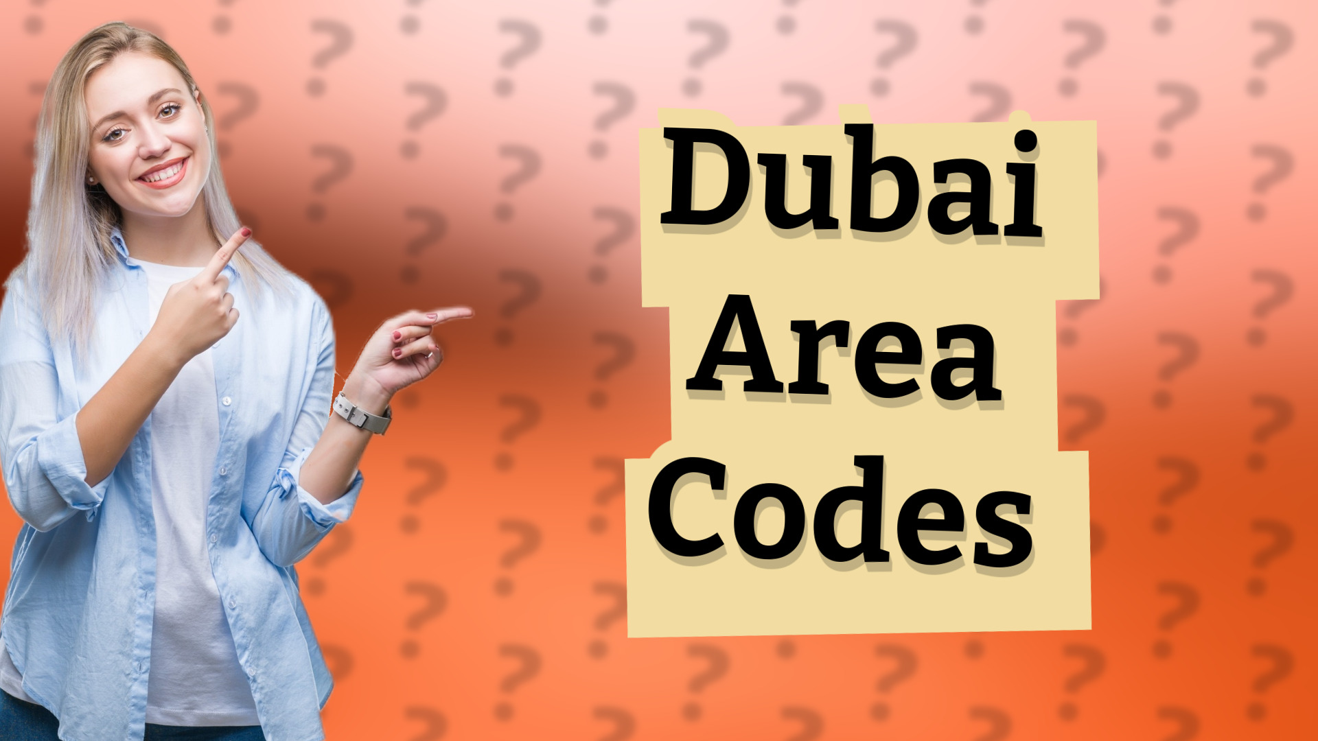 Dubai Area Codes