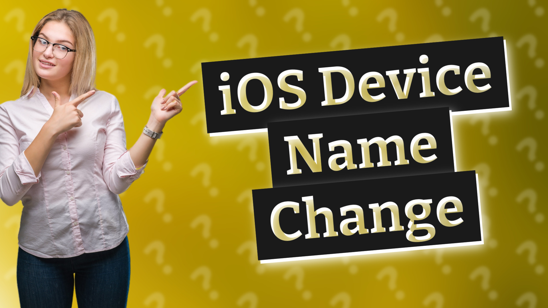 iOS Device Name Change