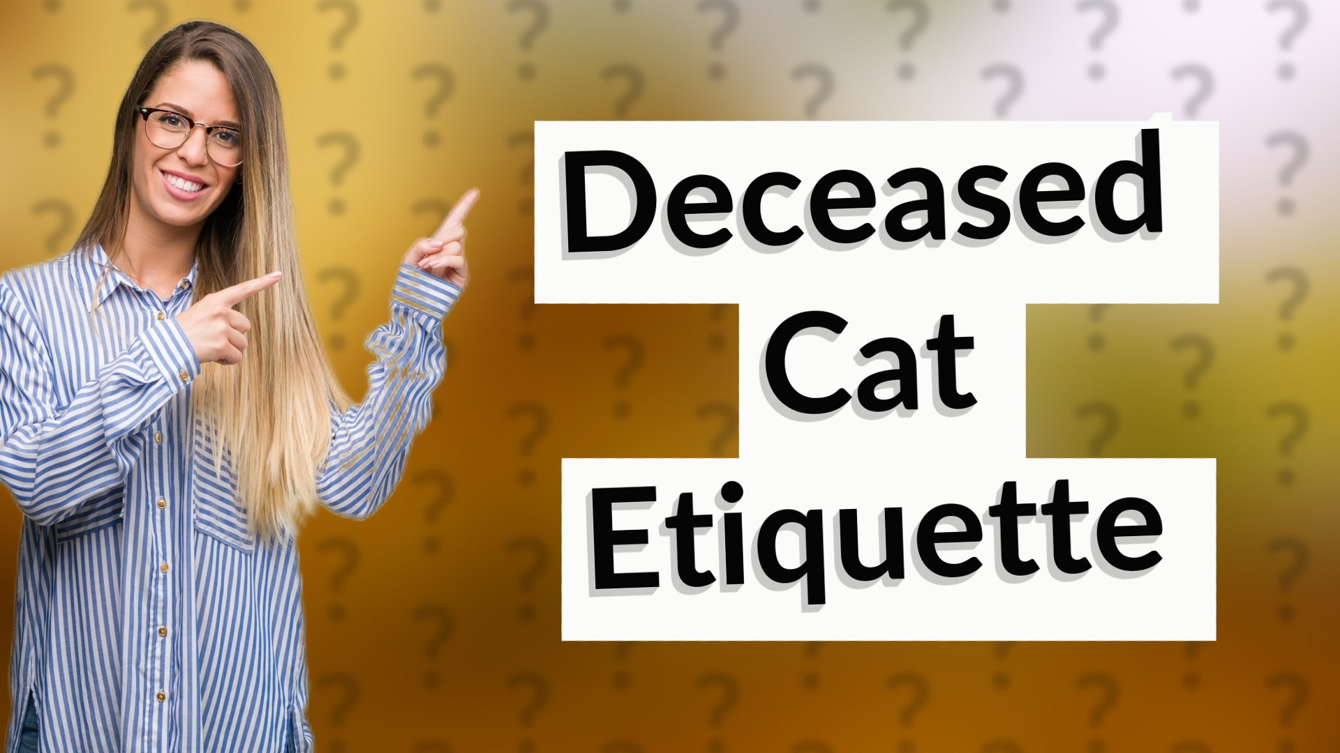 Deceased Cat Etiquette
