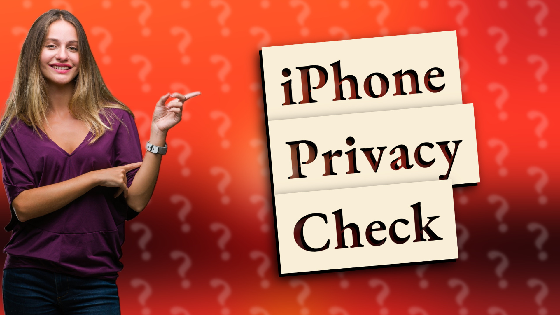 iPhone Privacy Check