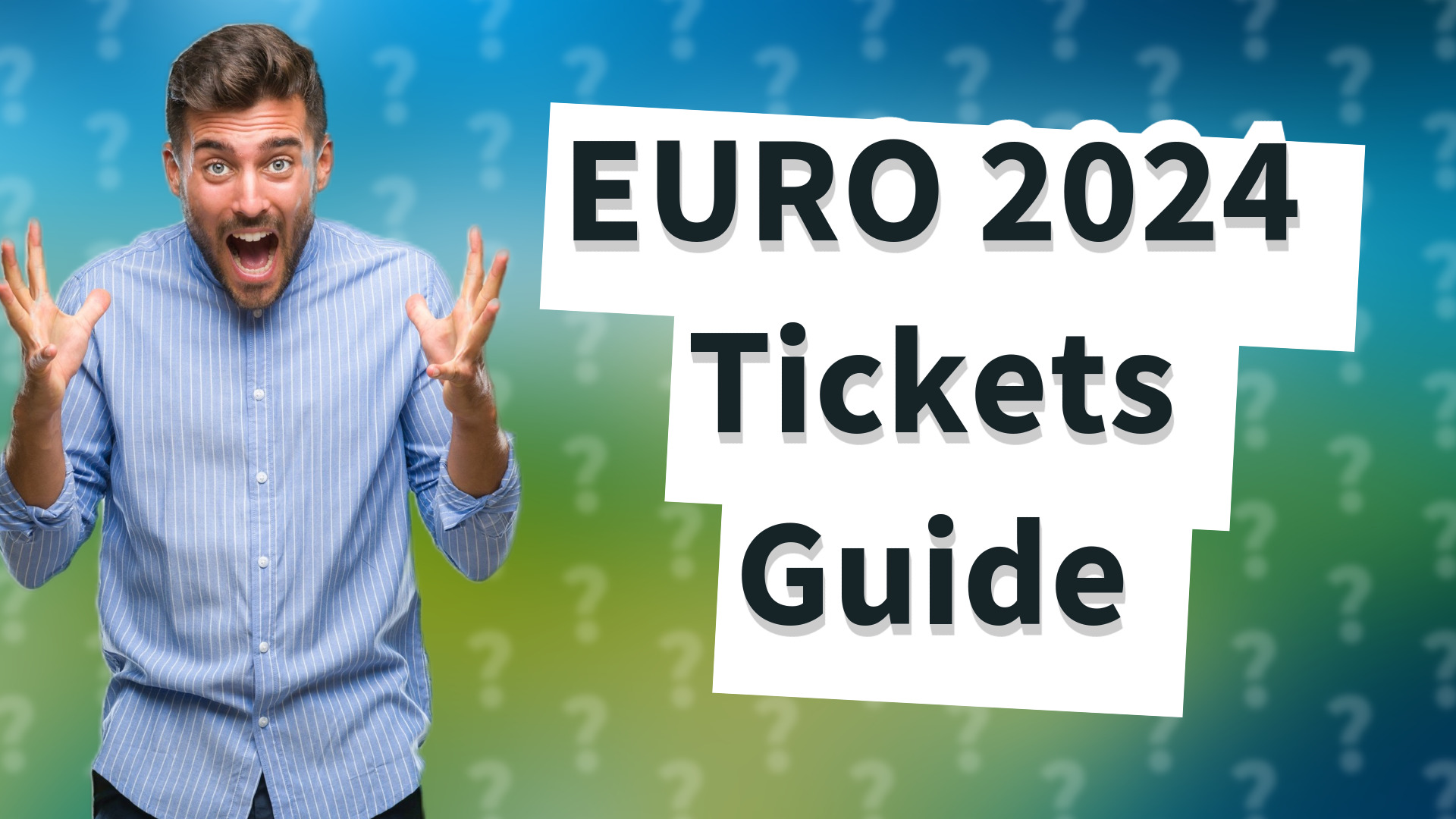 EURO 2024 Tickets Guide