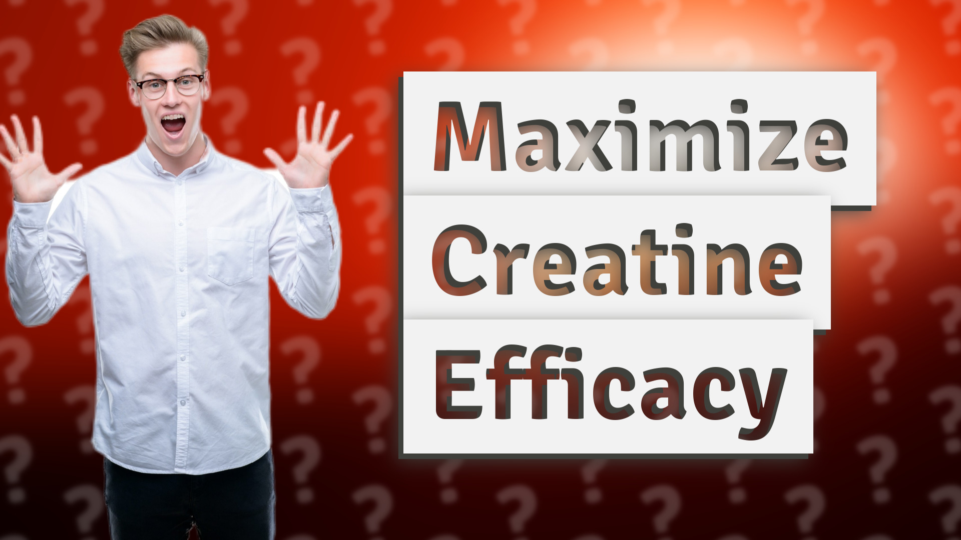 Maximize Creatine Efficacy