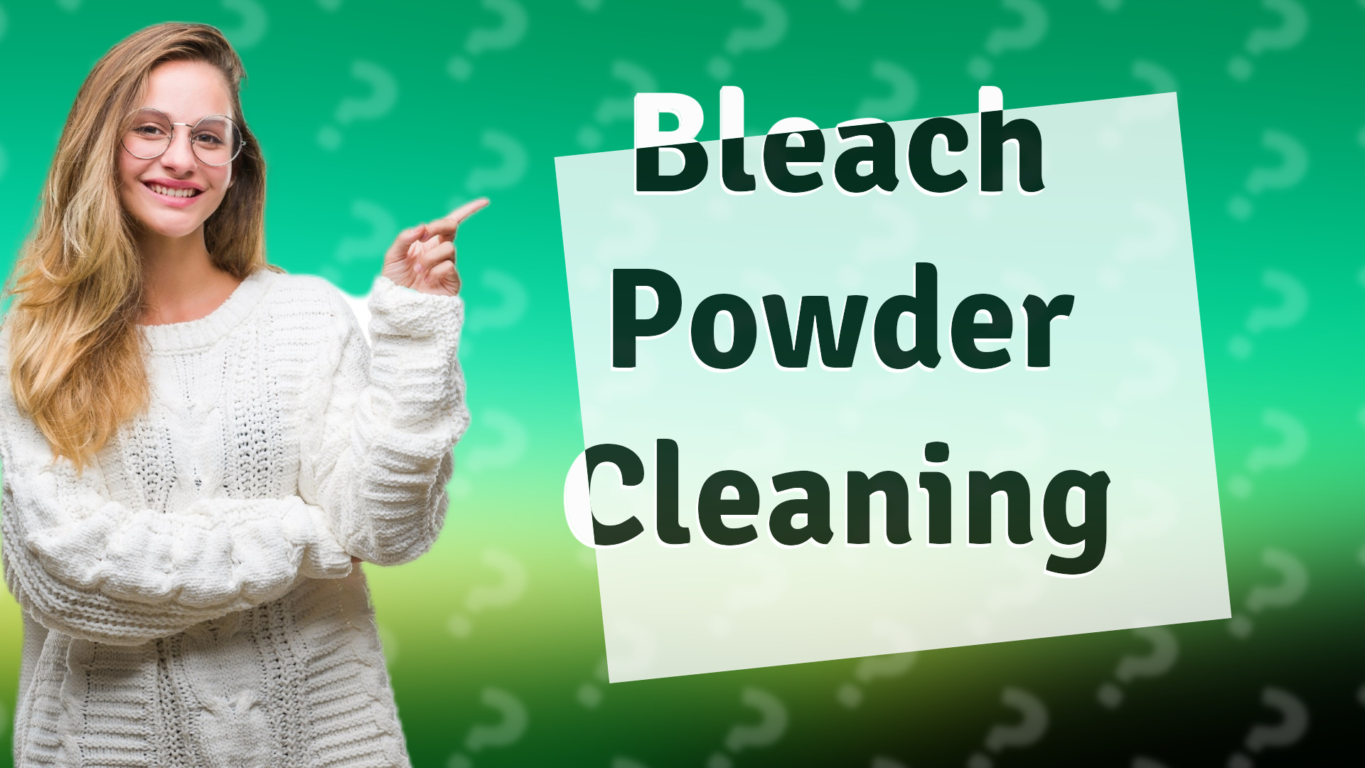 Bleach Powder Cleaning