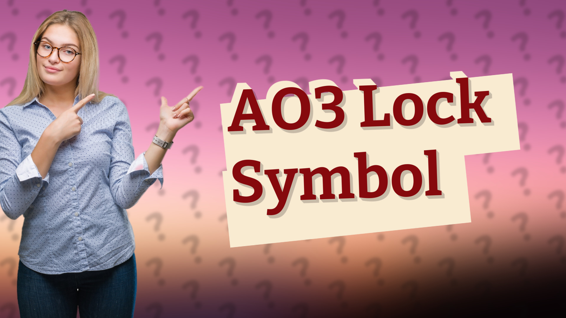 AO3 Lock Symbol