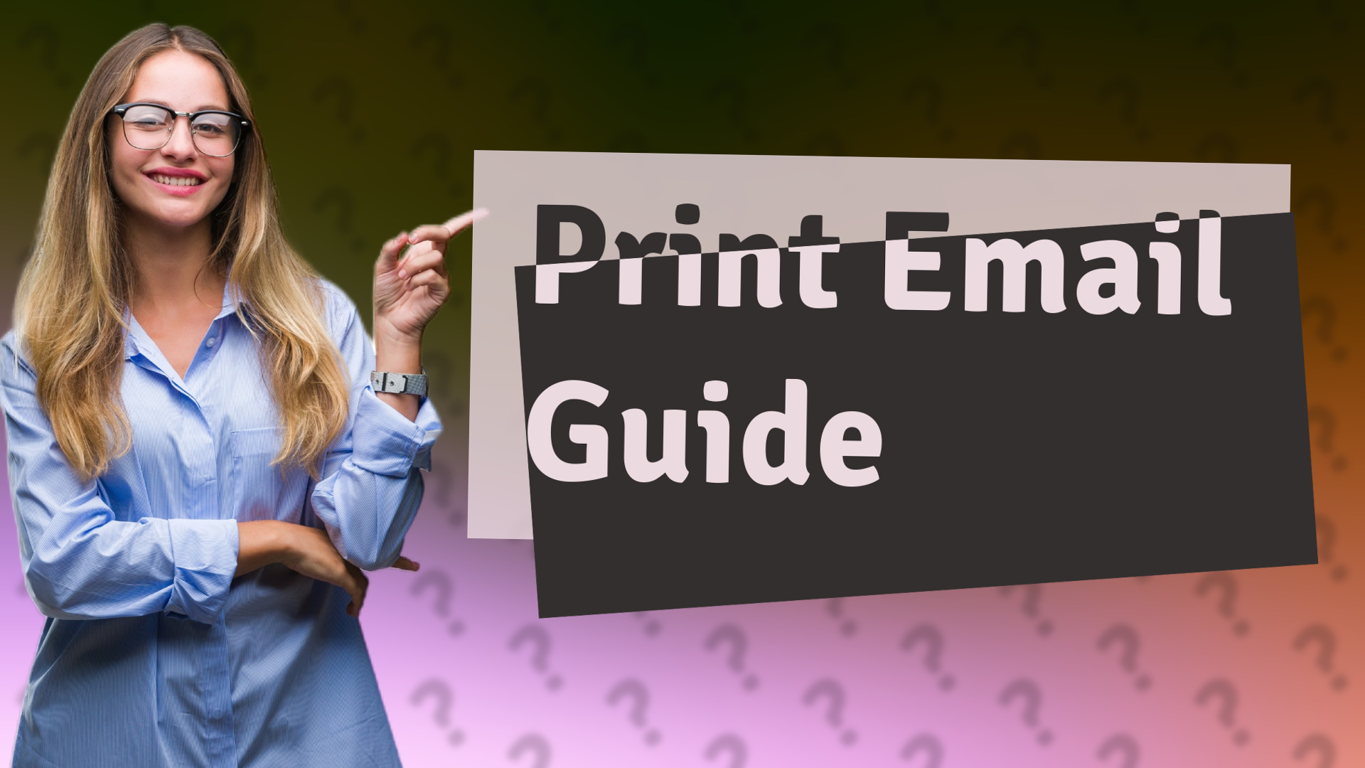 Print Email Guide