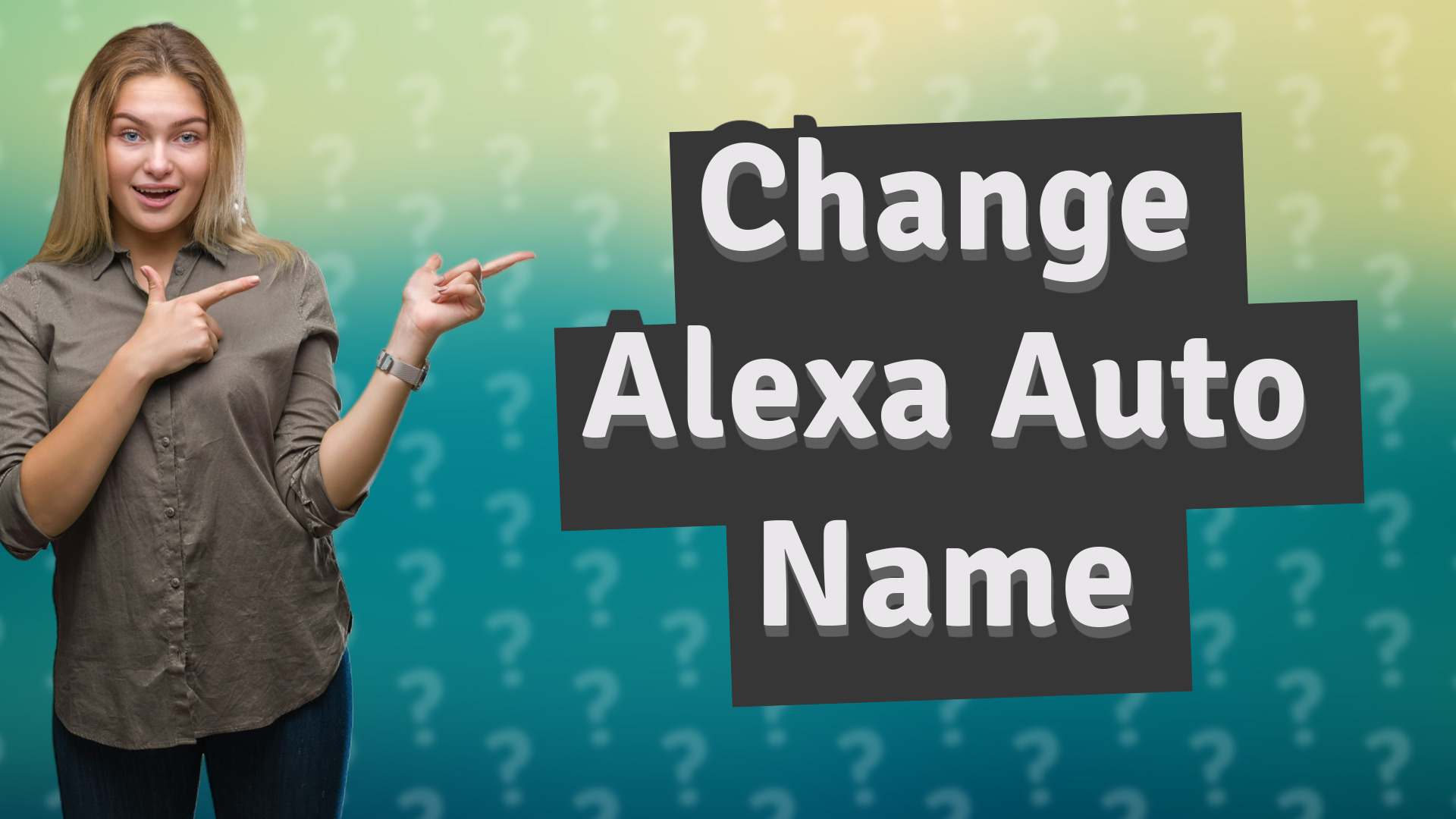 Change Alexa Auto Name