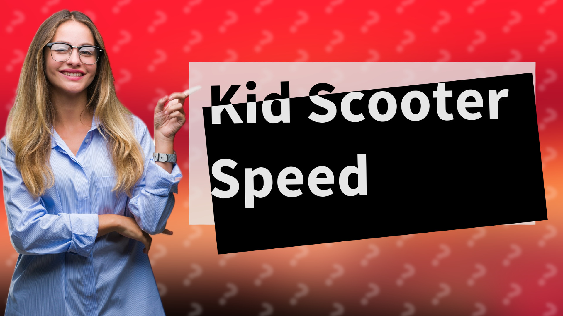 Kid Scooter Speed