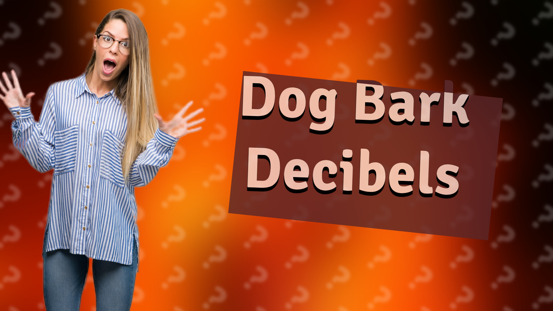 Dog Bark Decibels