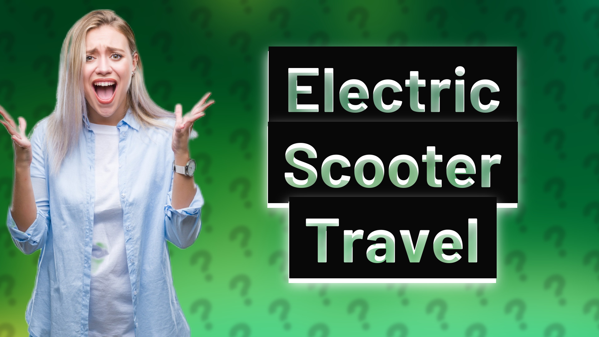 Electric Scooter Travel