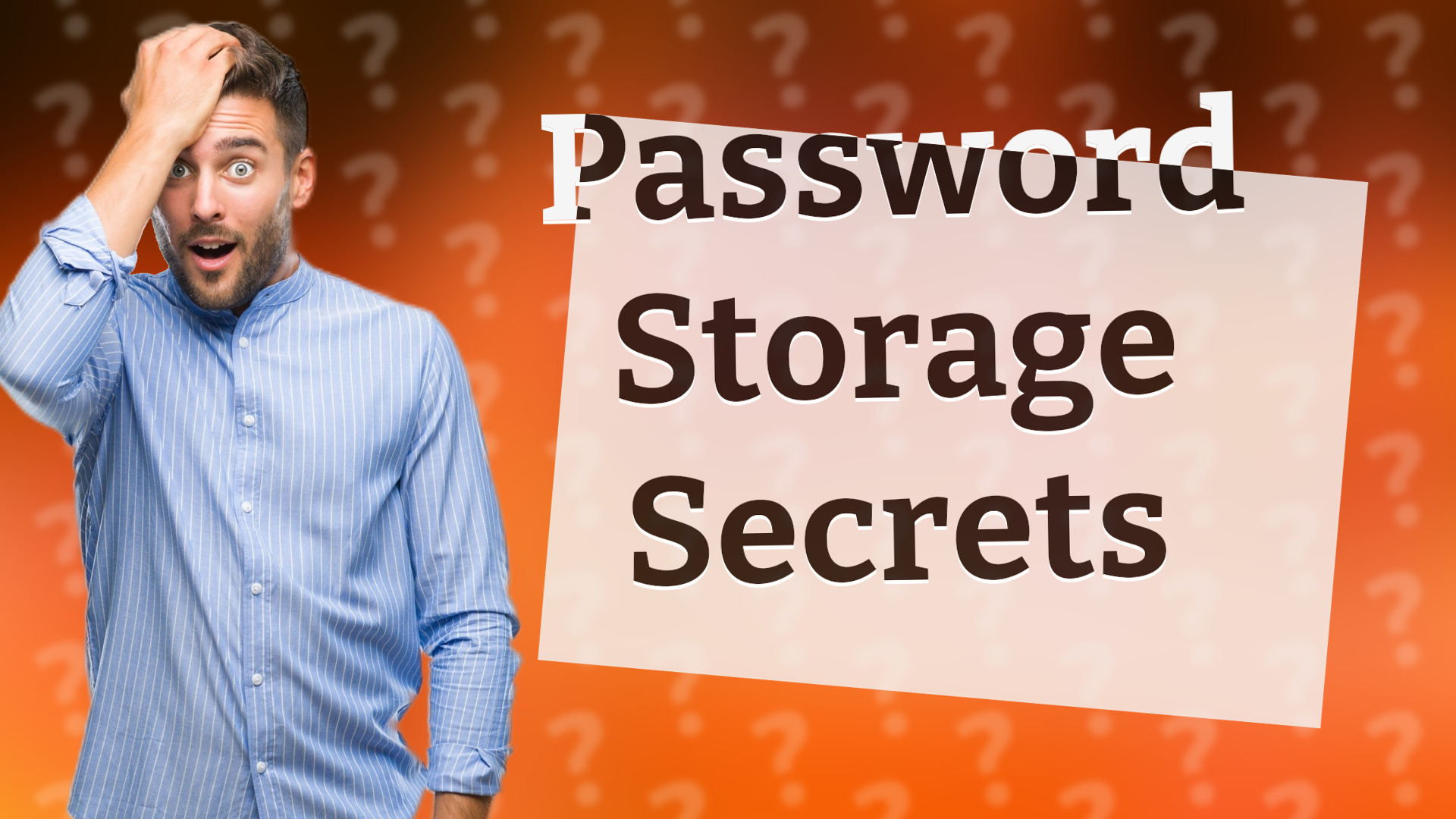 Password Storage Secrets