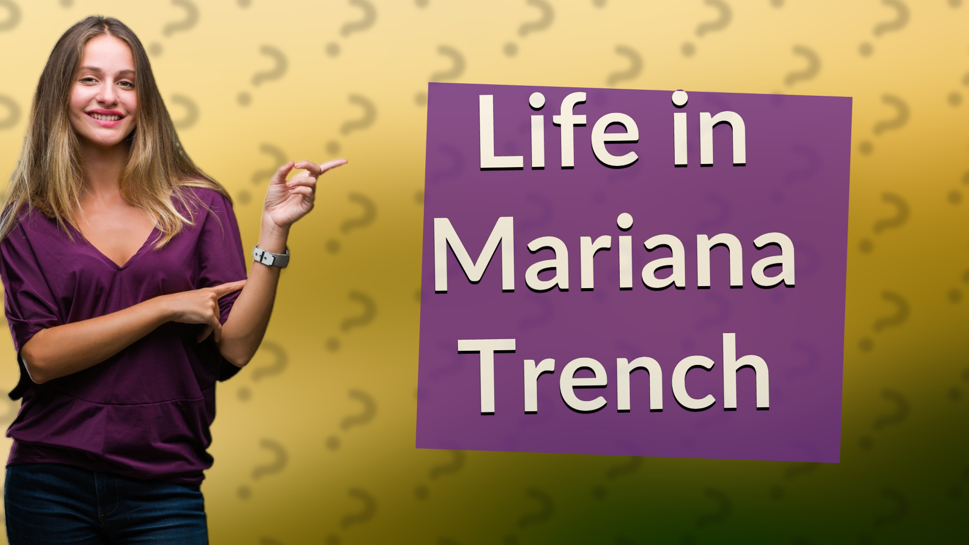 Life in Mariana Trench