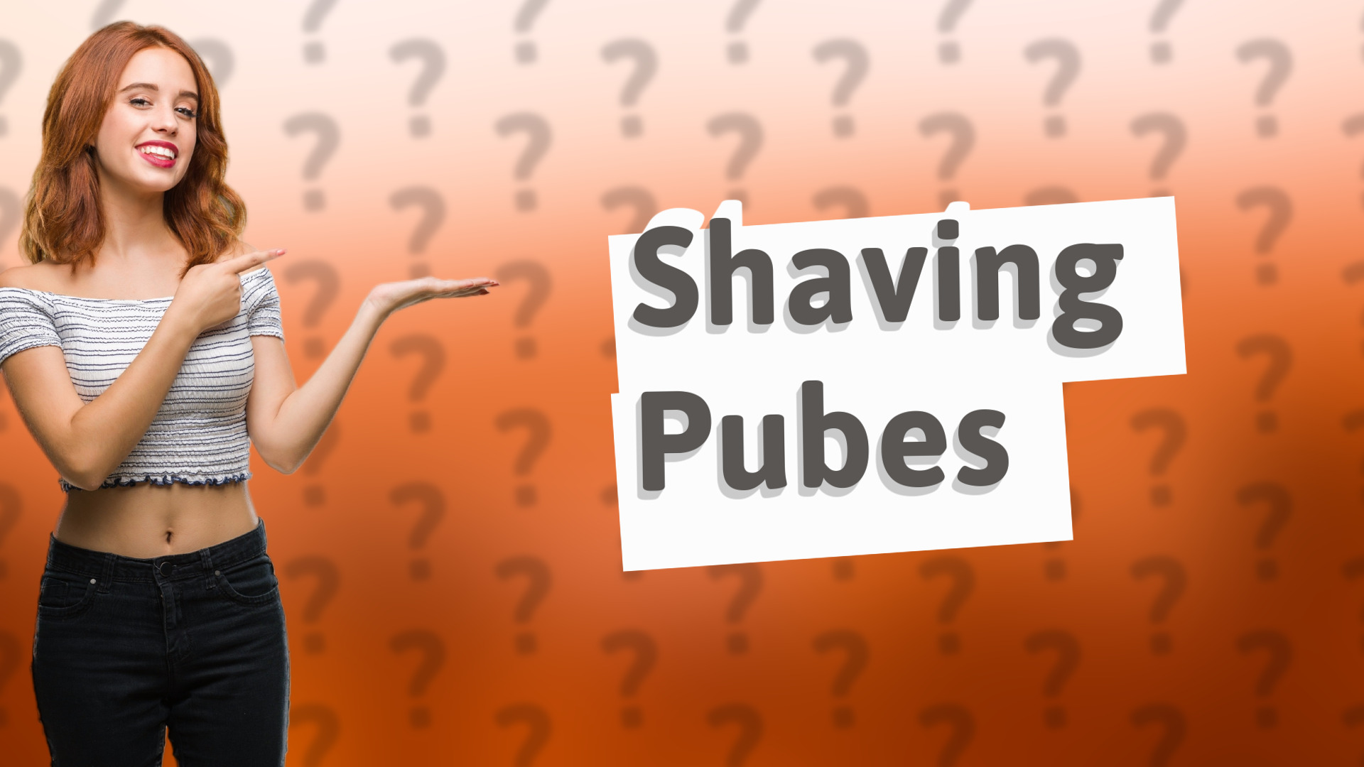 Shaving Pubes