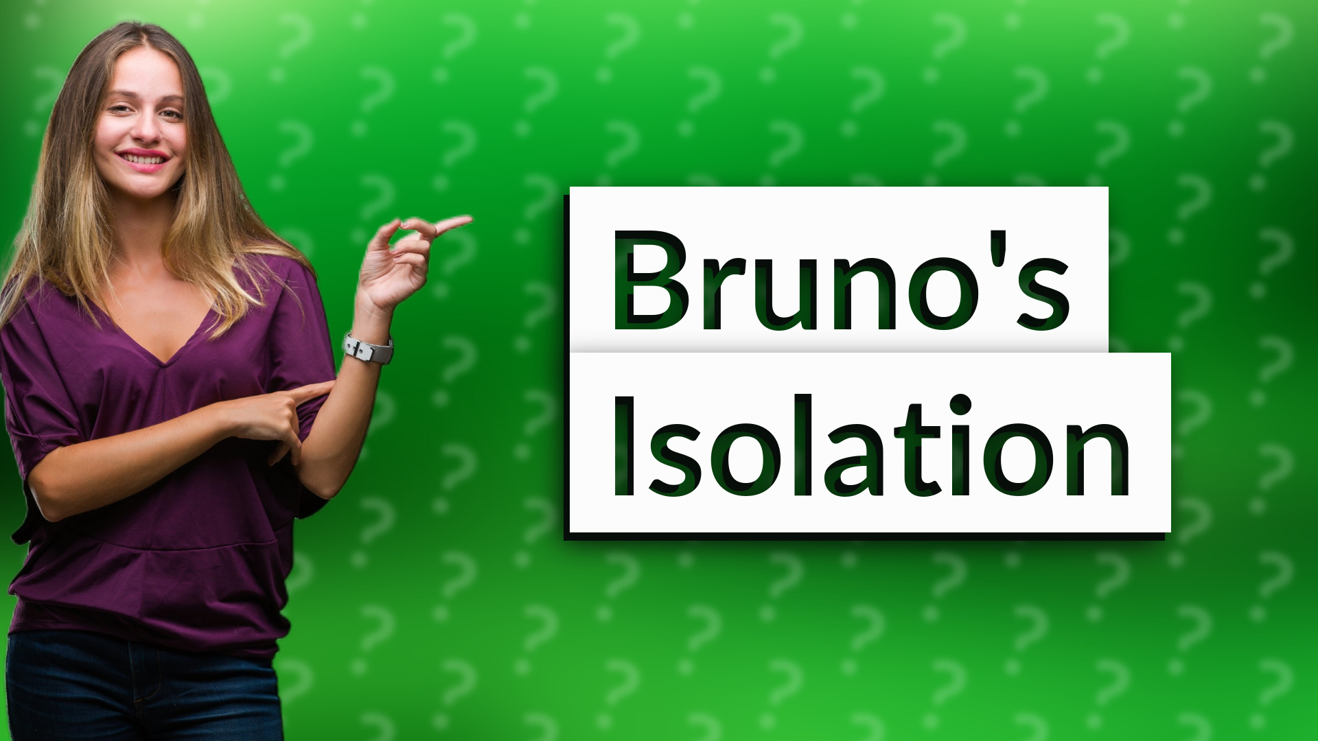 Bruno's Isolation