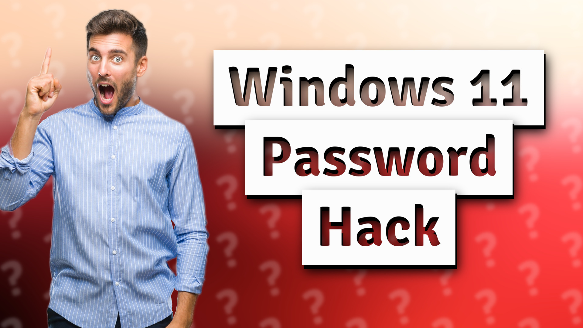 Windows 11 Password Hack