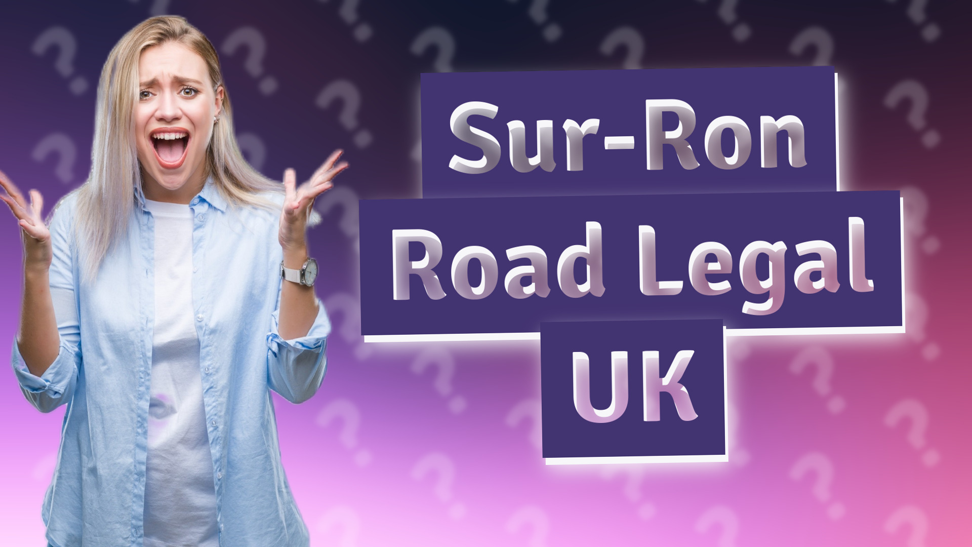 Sur-Ron Road Legal UK