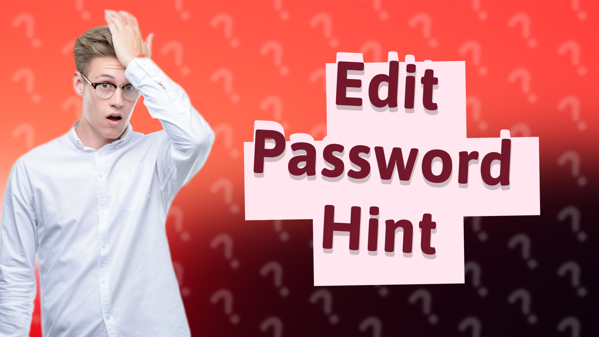 Edit Password Hint