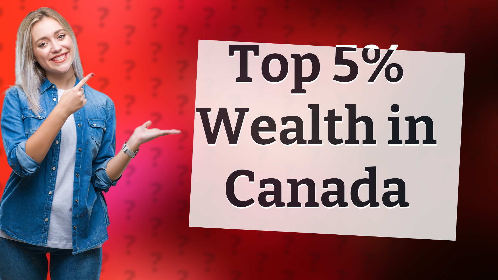 Top 5% Wealth in Canada