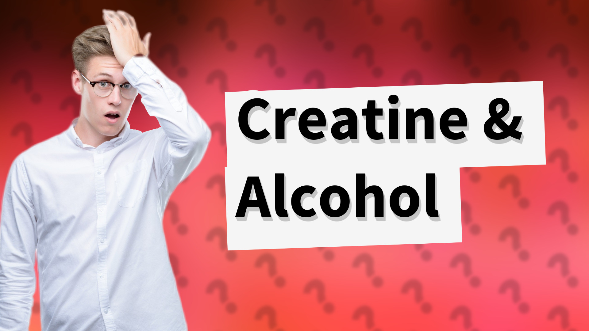 Creatine & Alcohol