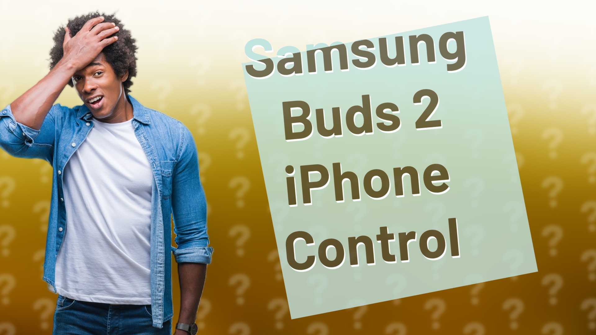 Samsung Buds 2 iPhone Control