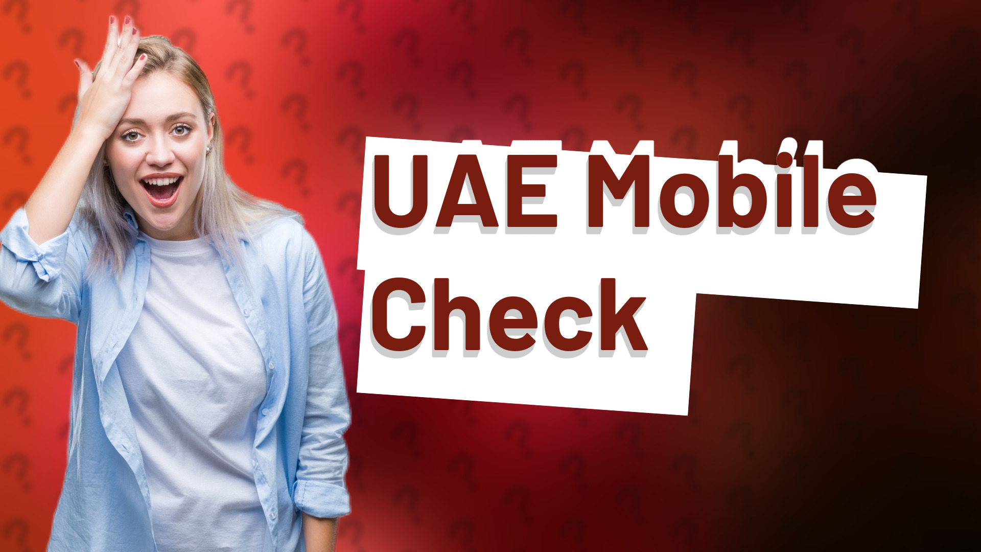 UAE Mobile Check