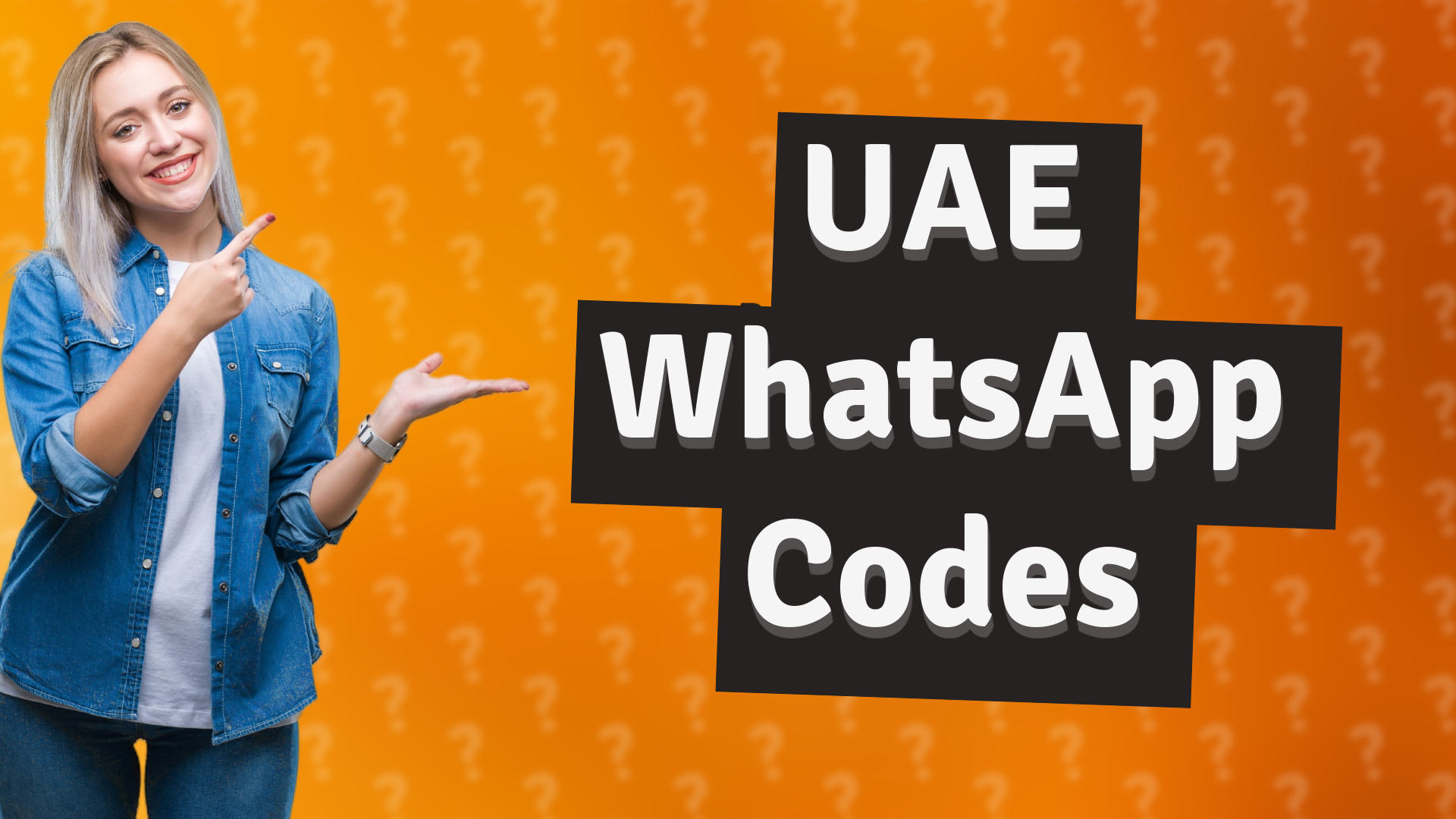 UAE WhatsApp Codes