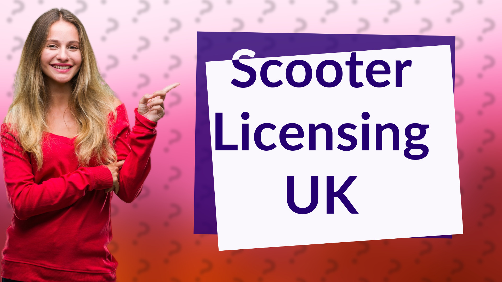 Scooter Licensing UK