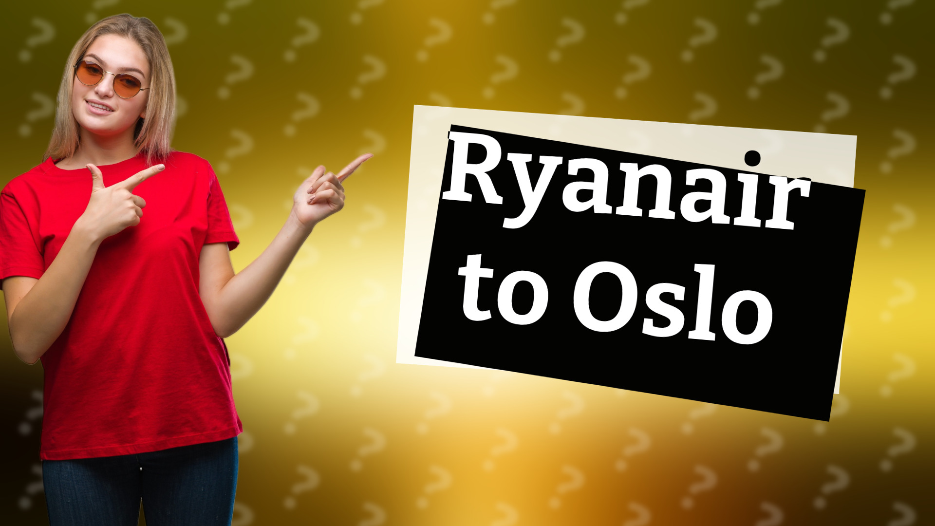 Ryanair to Oslo