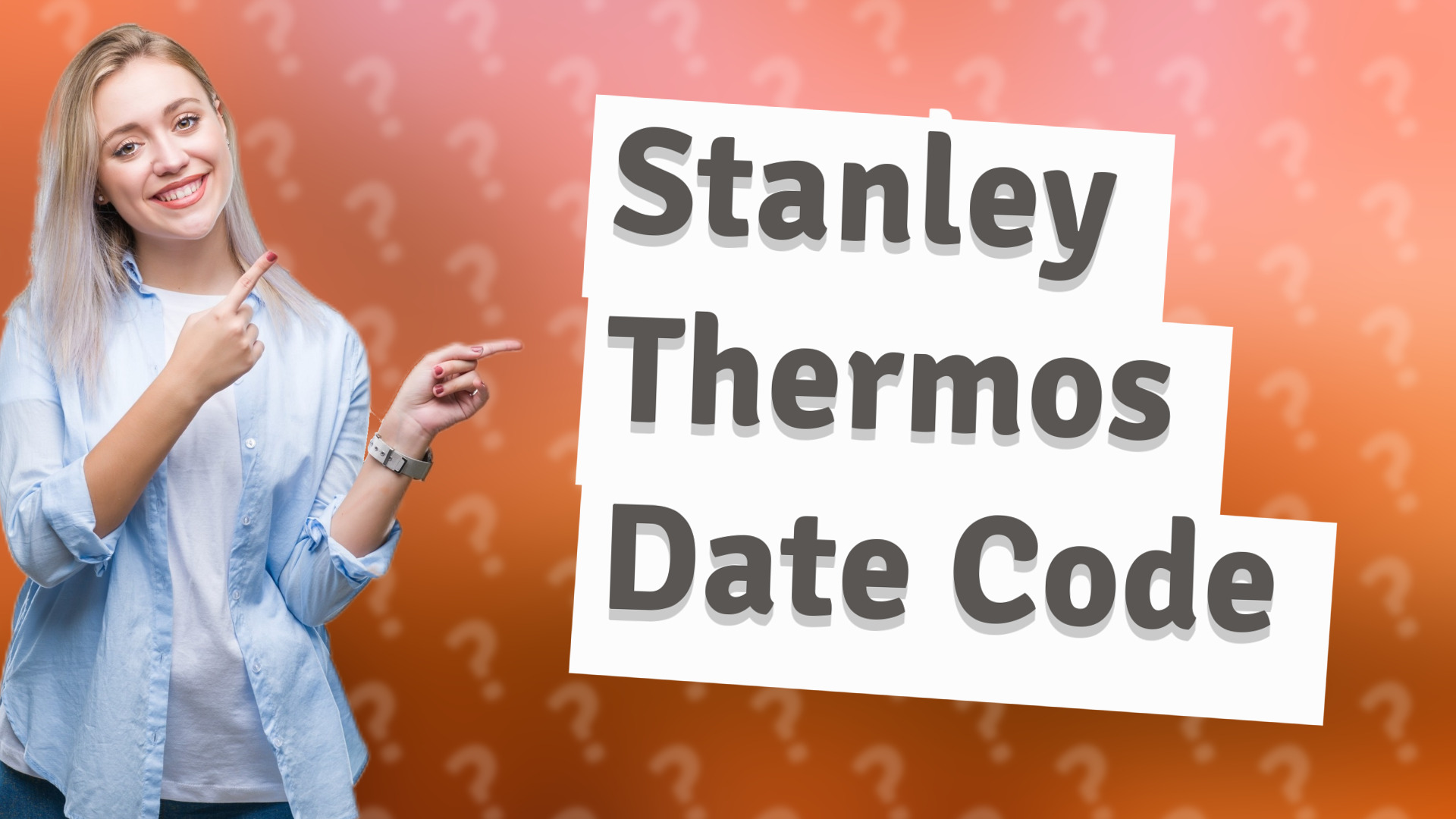 Stanley Thermos Date Code