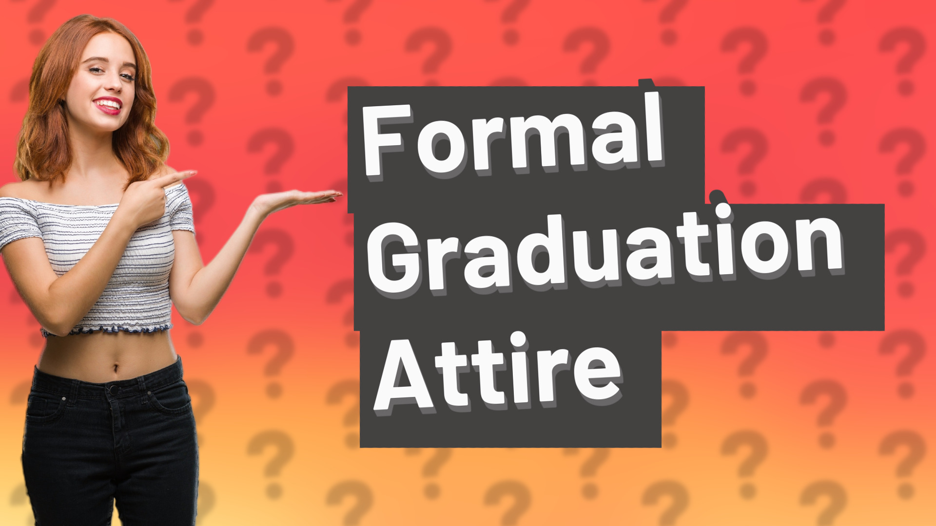 Formal Graduation Attire