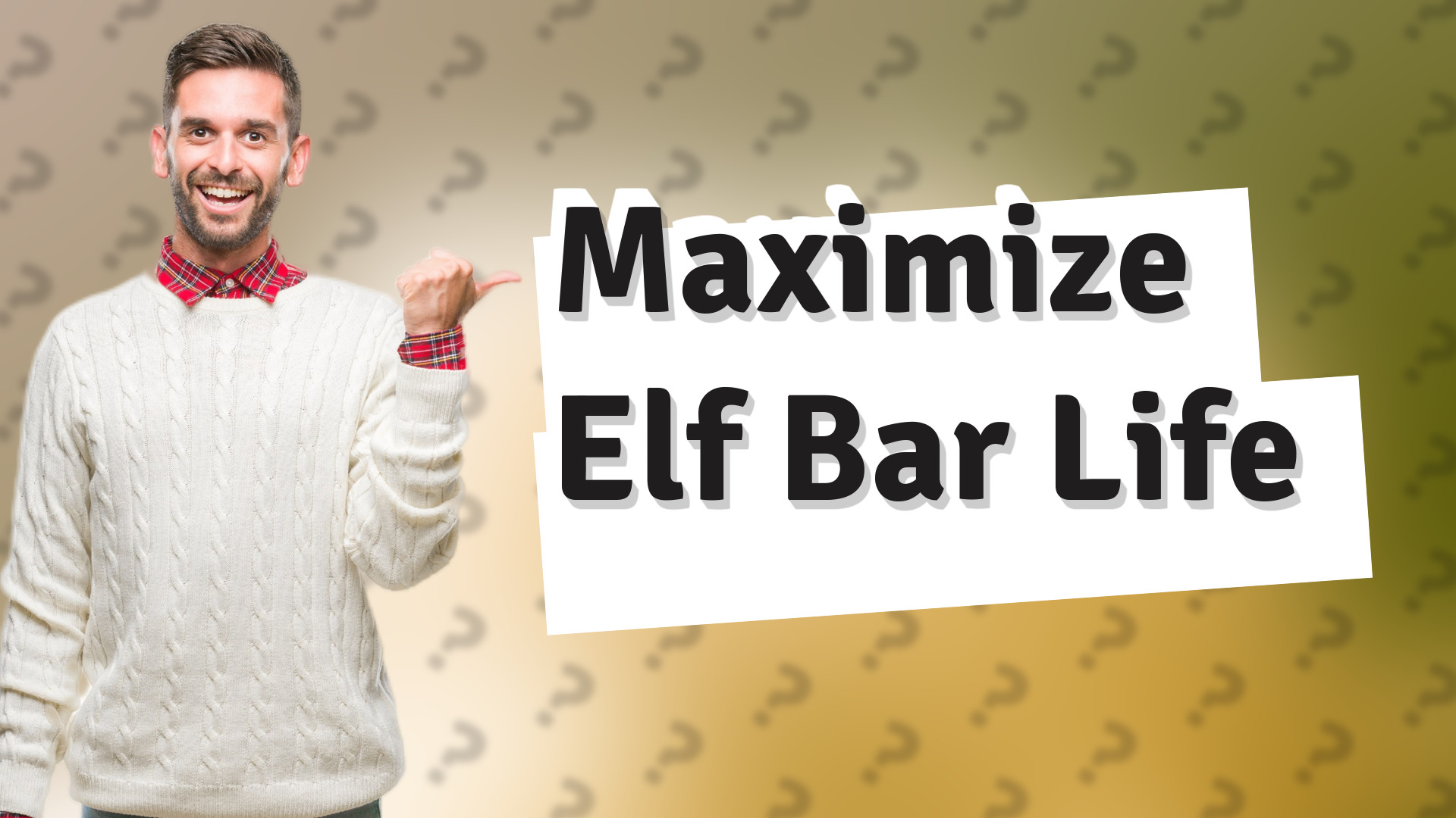 Maximize Elf Bar Life