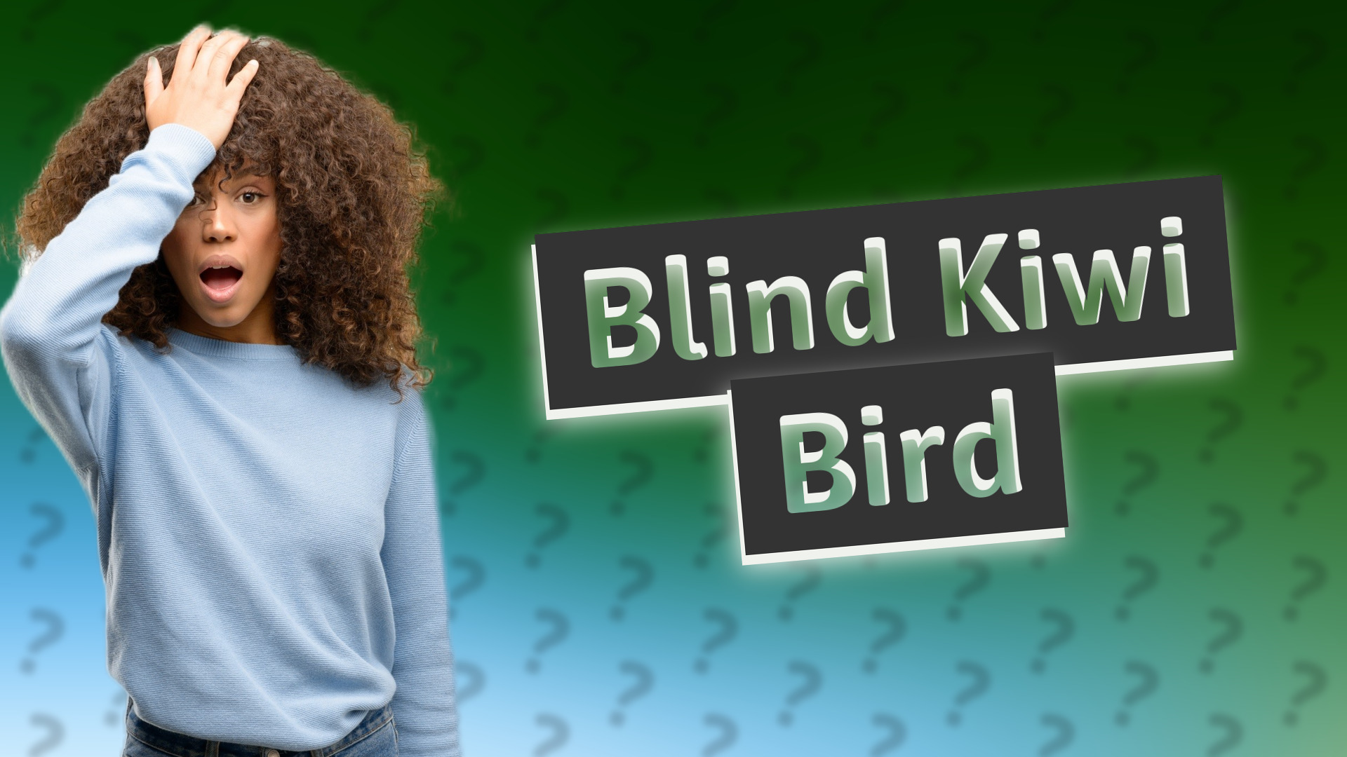 Blind Kiwi Bird