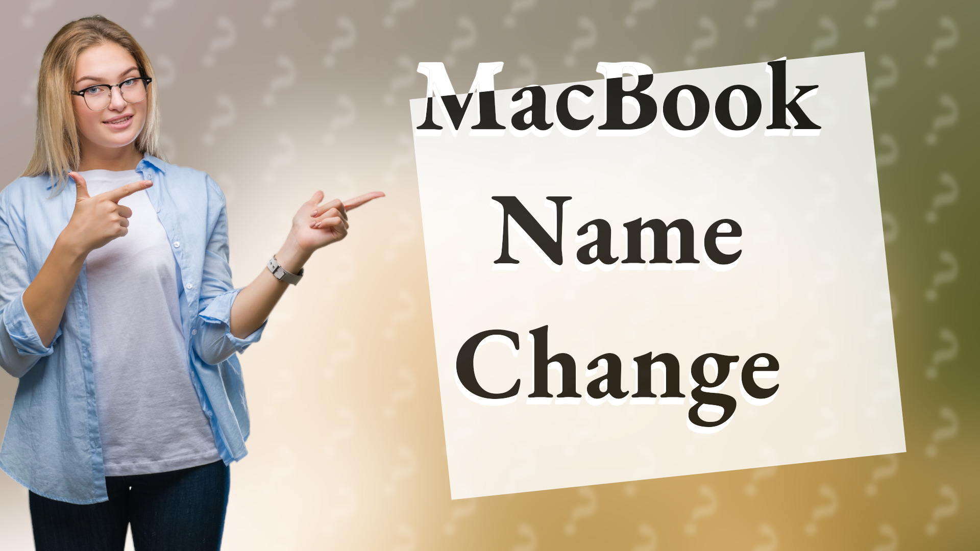 MacBook Name Change