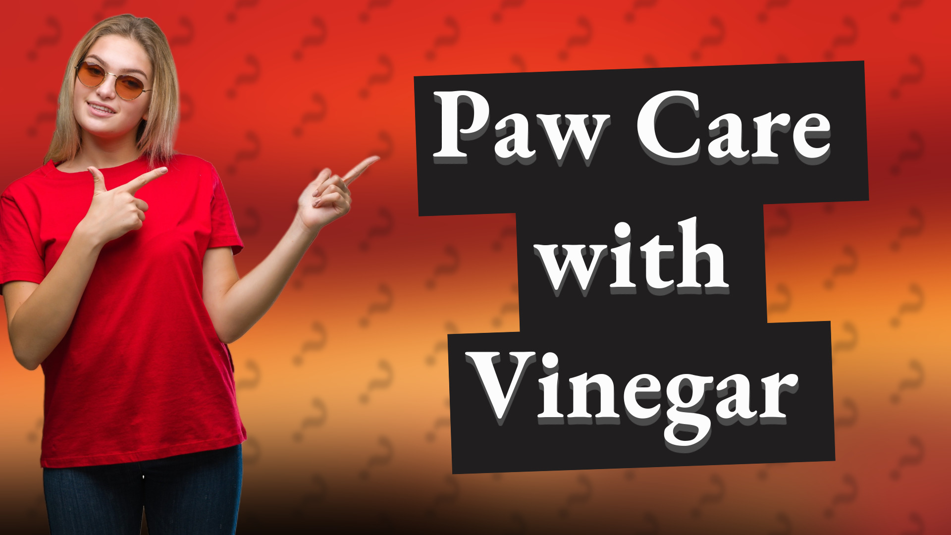 Paw Care with Vinegar