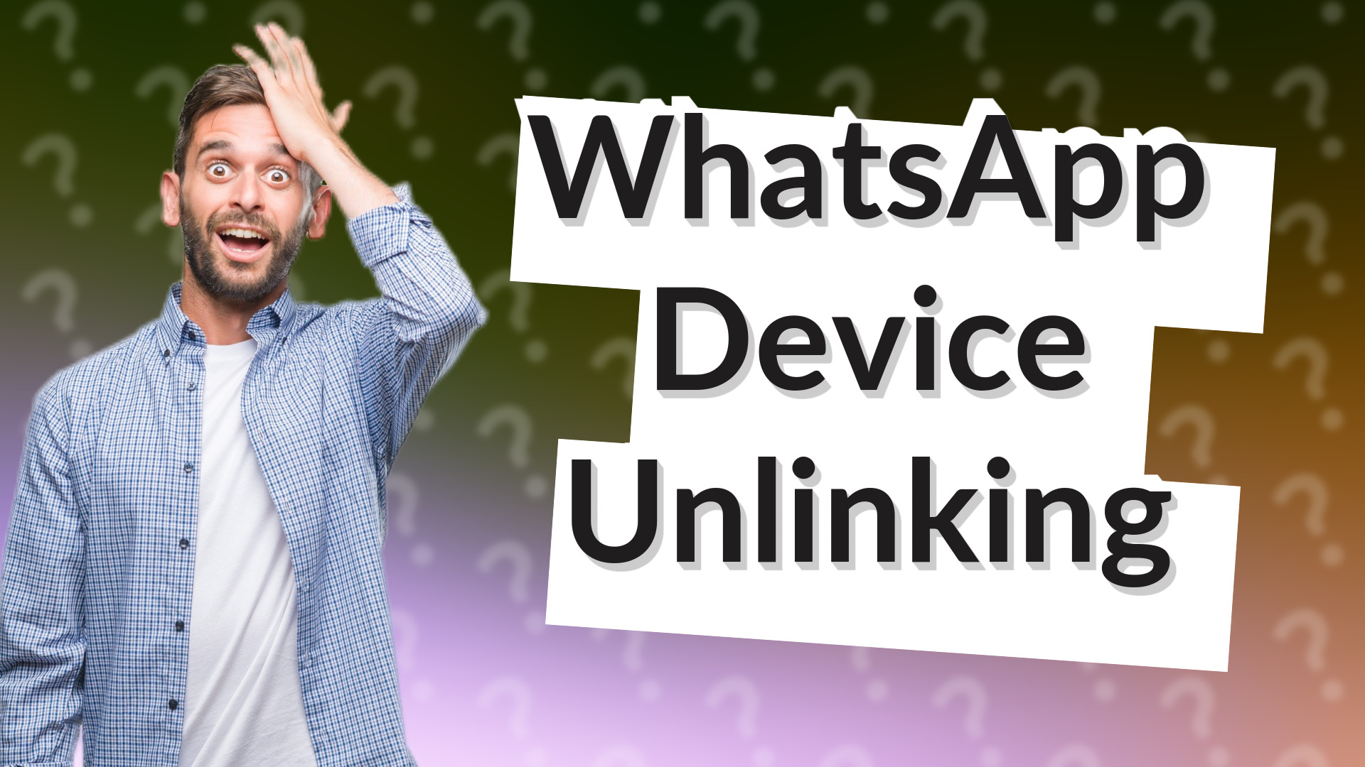 WhatsApp Device Unlinking