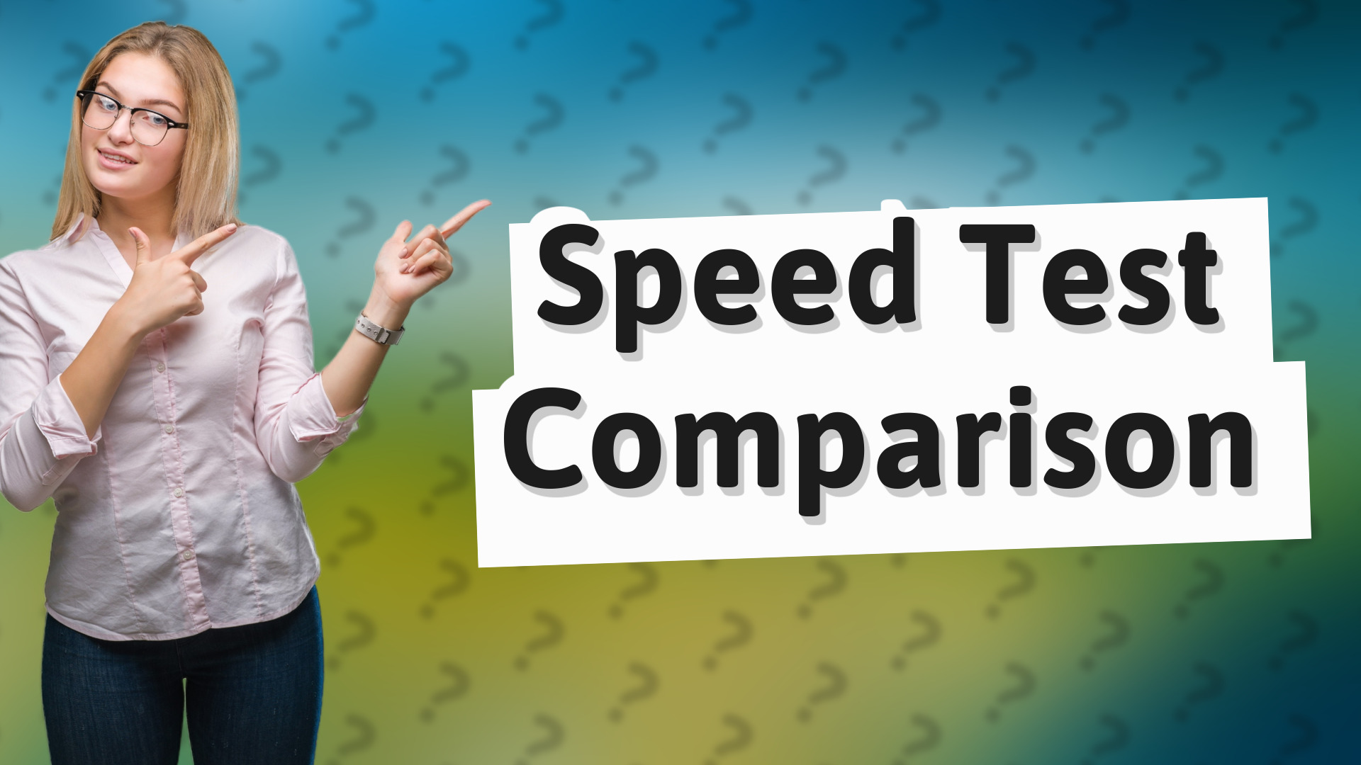 Speed Test Comparison