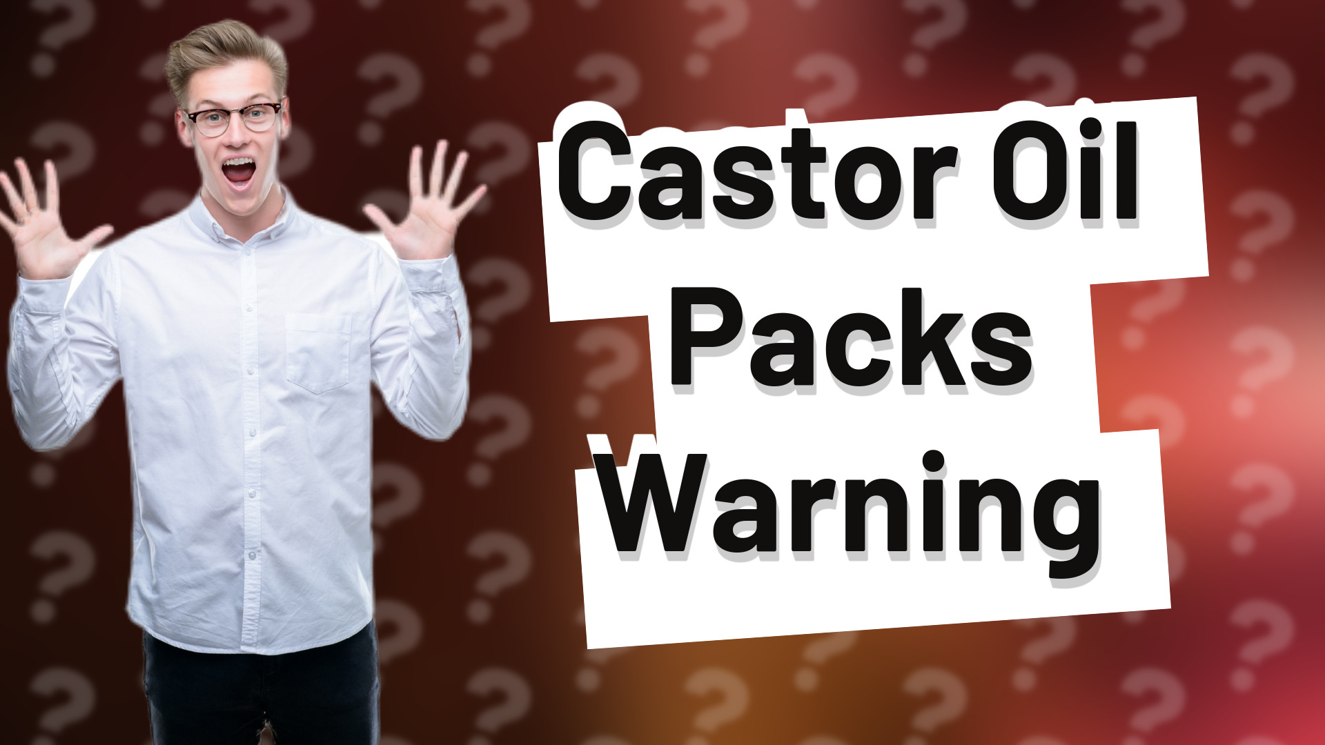 Castor Oil Packs Warning
