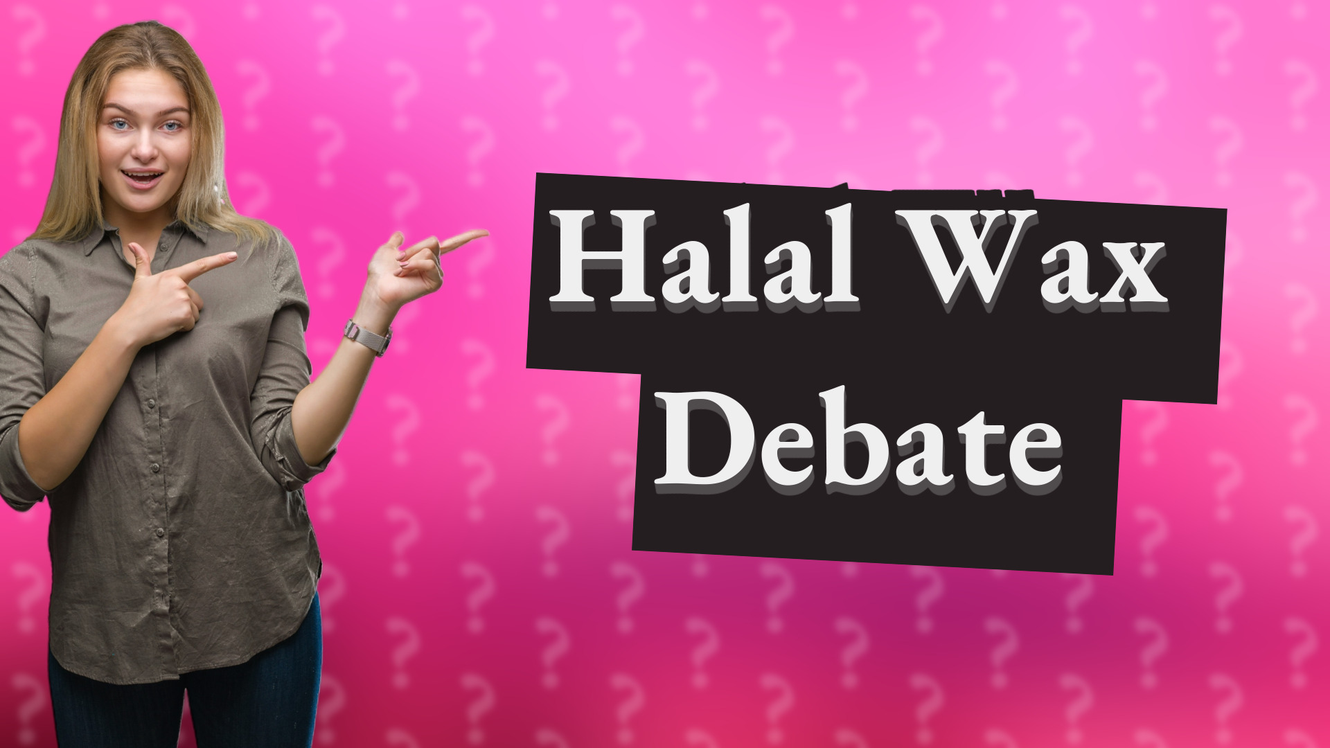 Halal Wax Debate