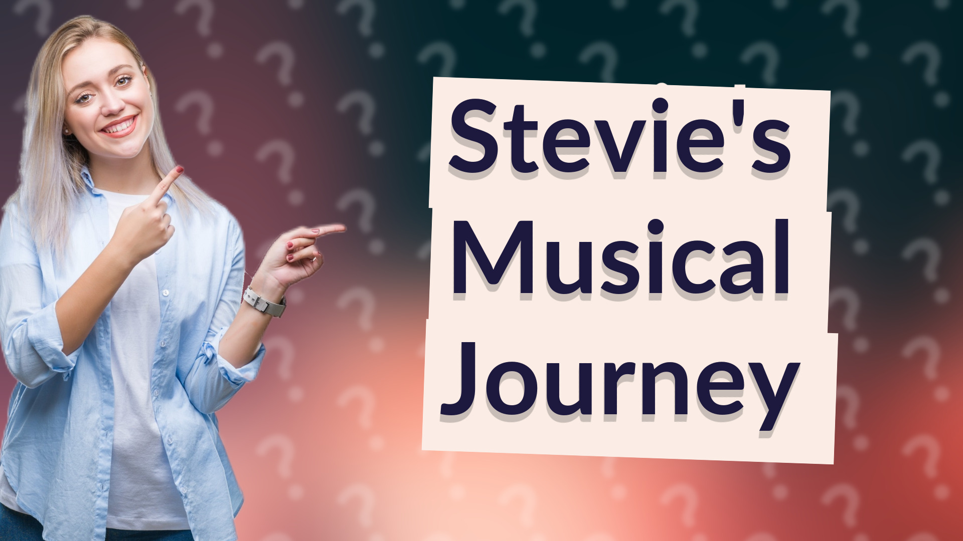 Stevie's Musical Journey