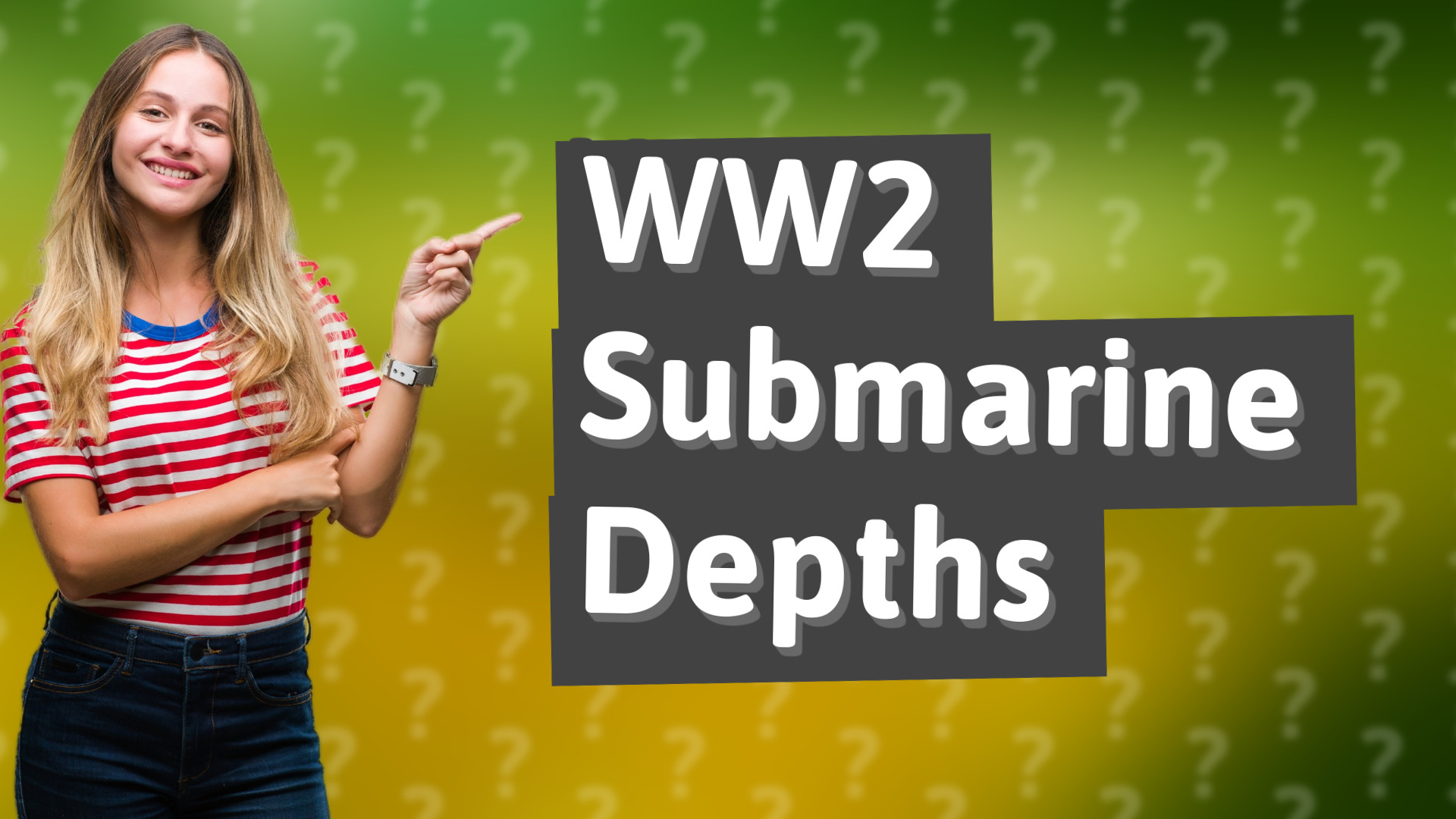WW2 Submarine Depths