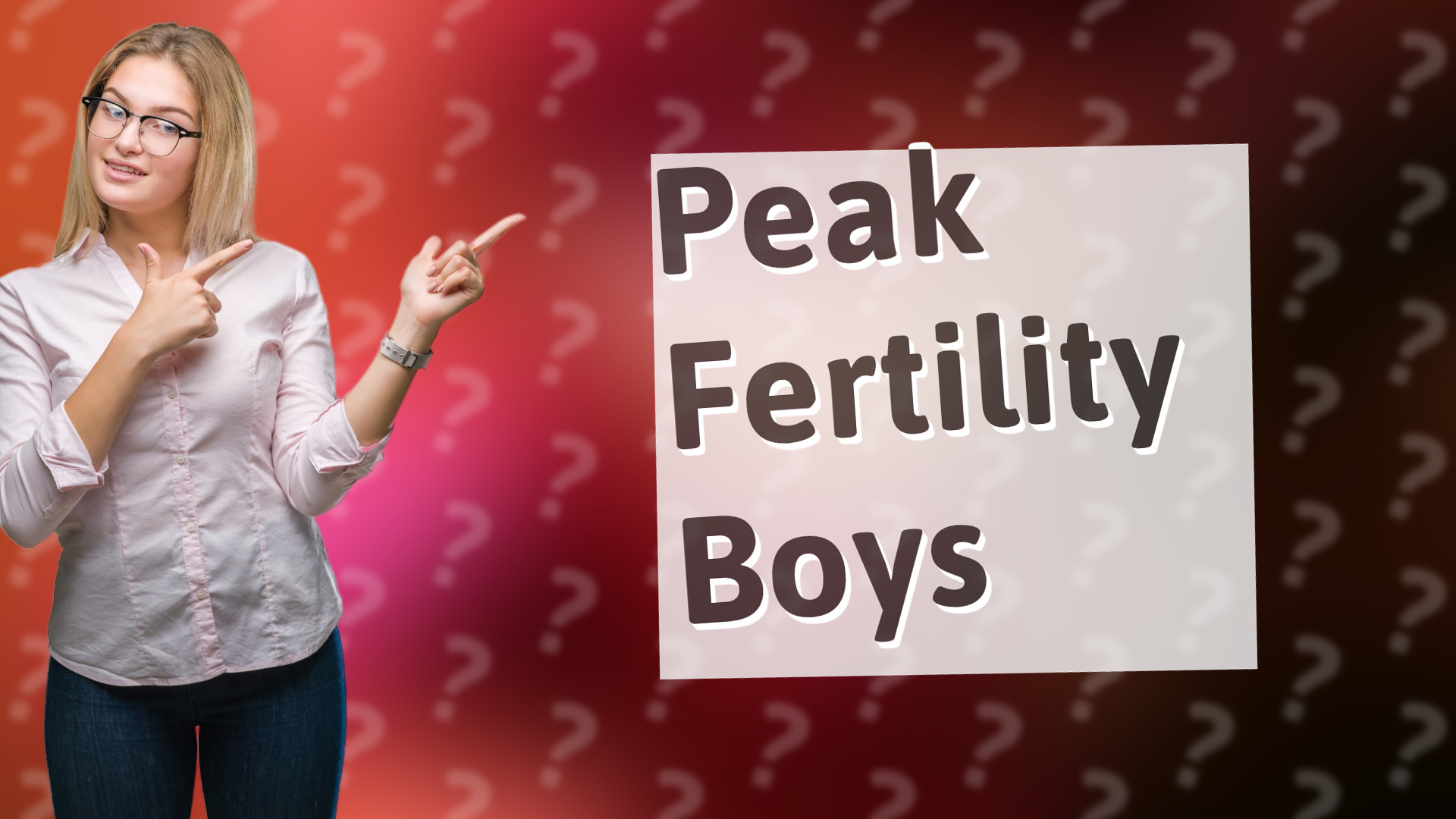 Peak Fertility Boys