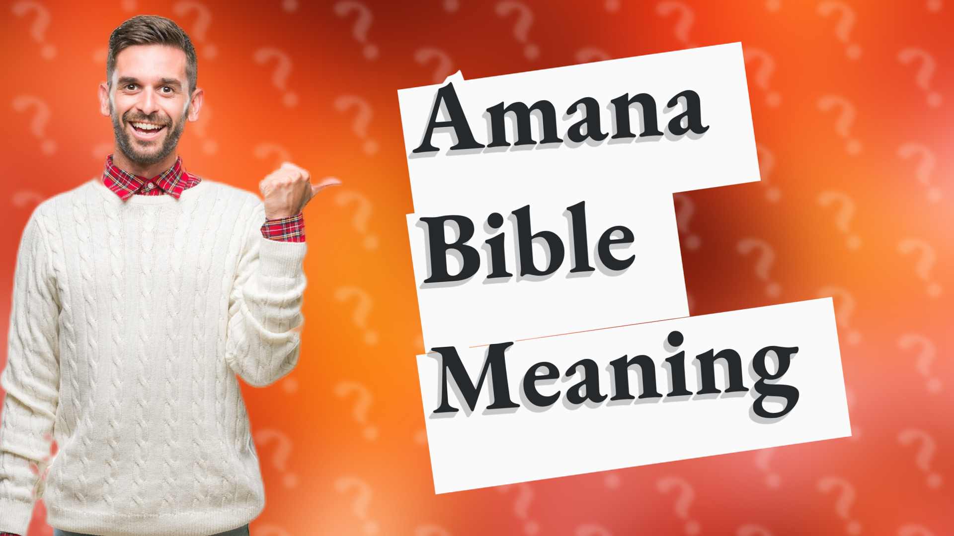 Amana Bible Meaning