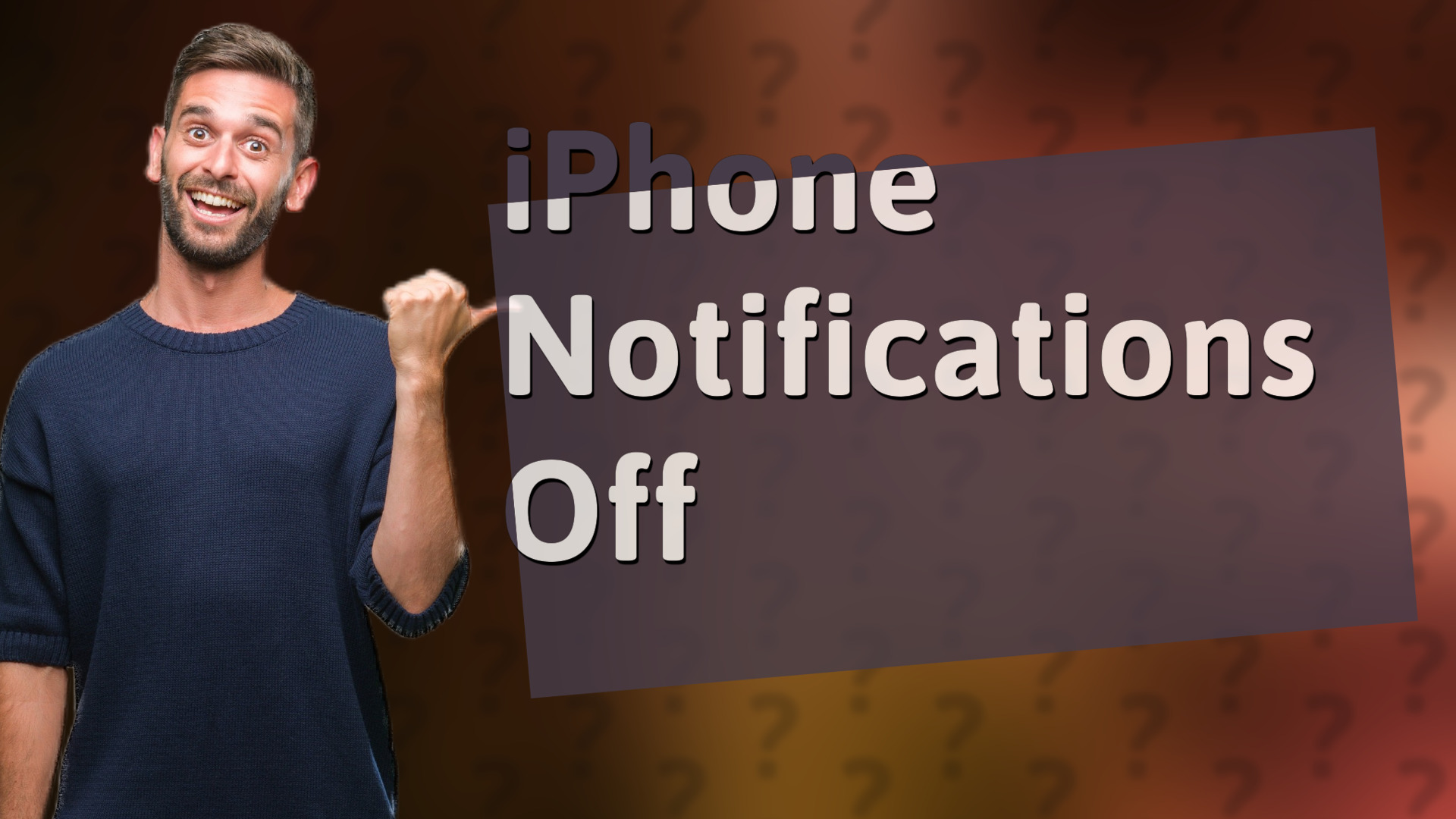 iPhone Notifications Off