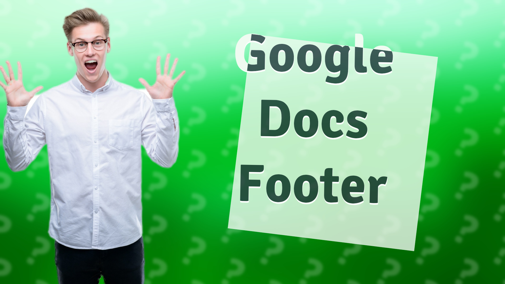 Google Docs Footer