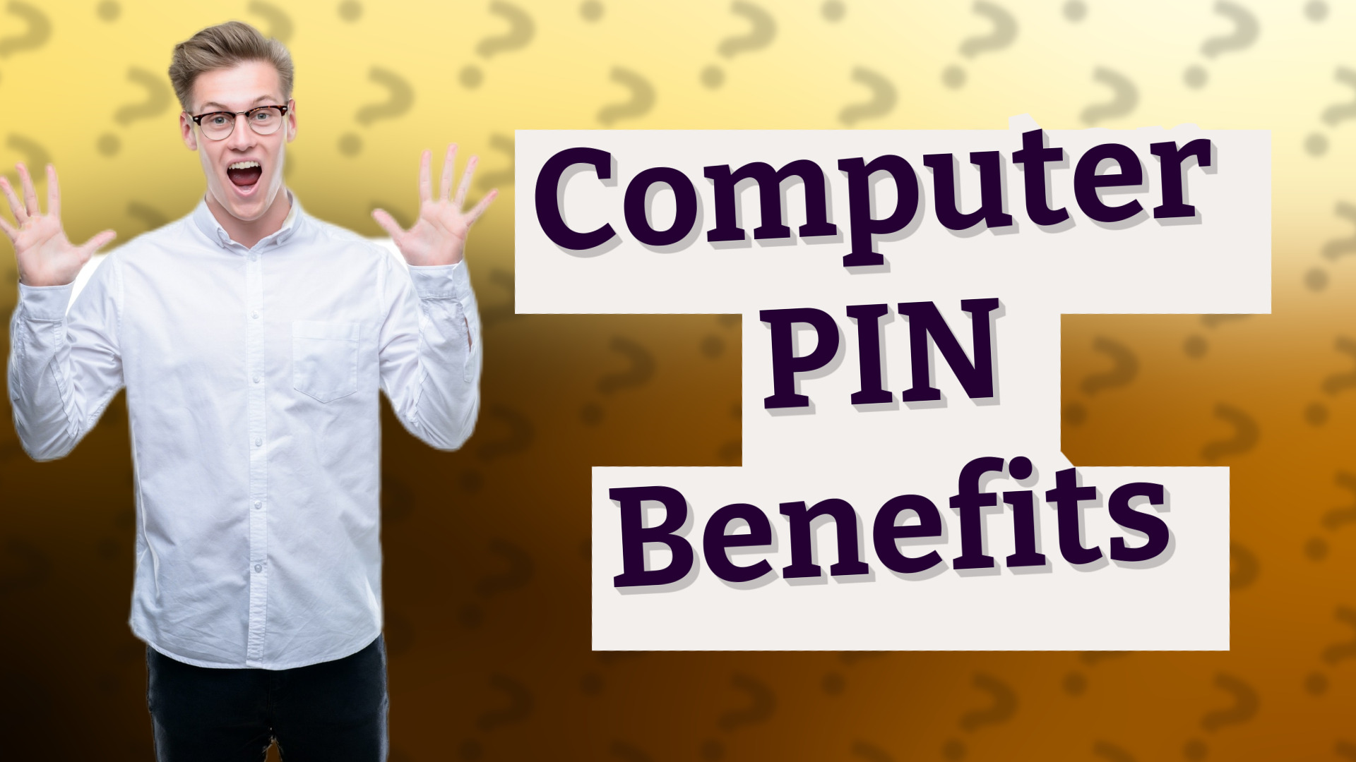 Computer PIN Benefits